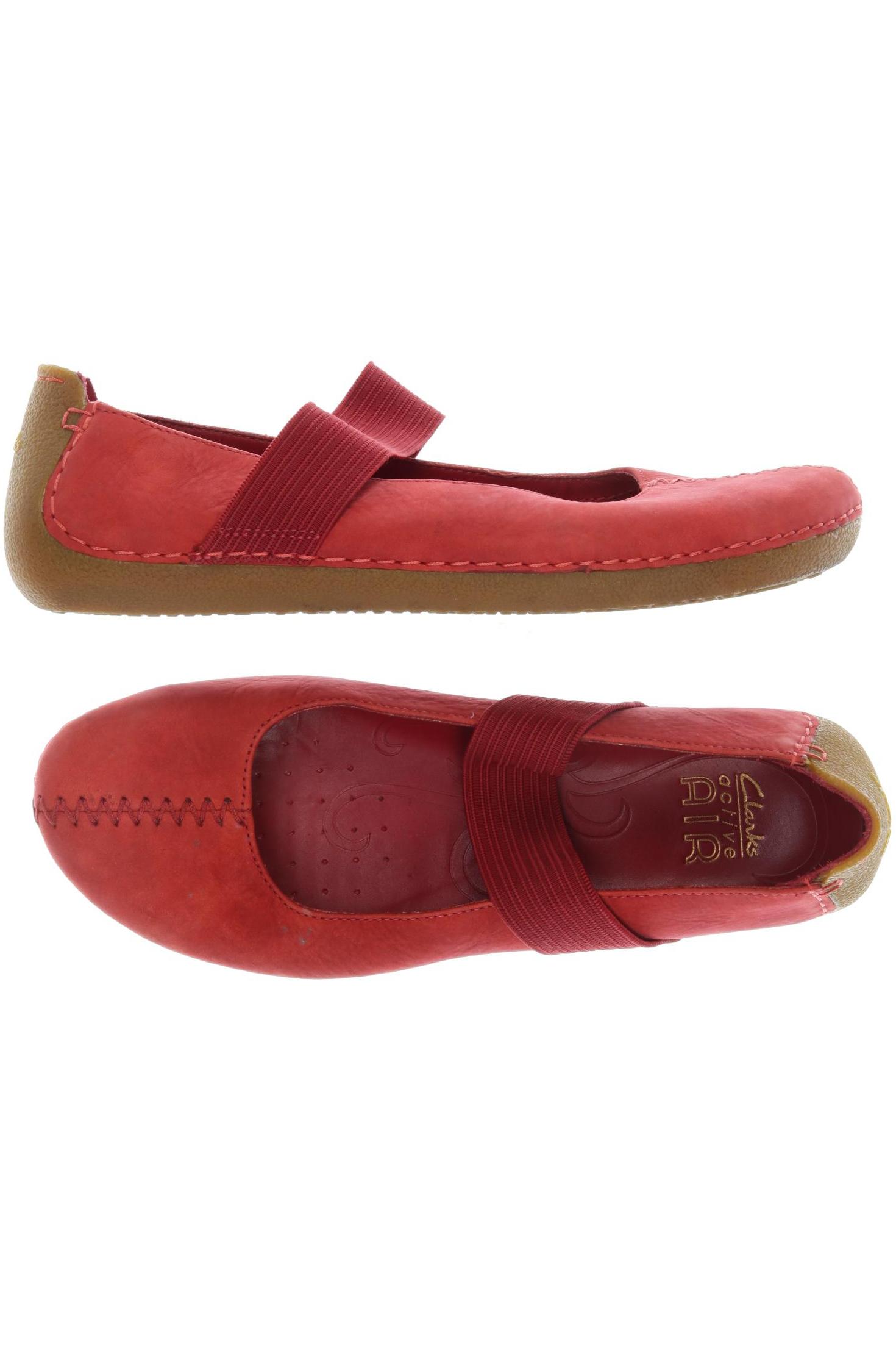 

Clarks Damen Ballerinas, rot, Gr. 6