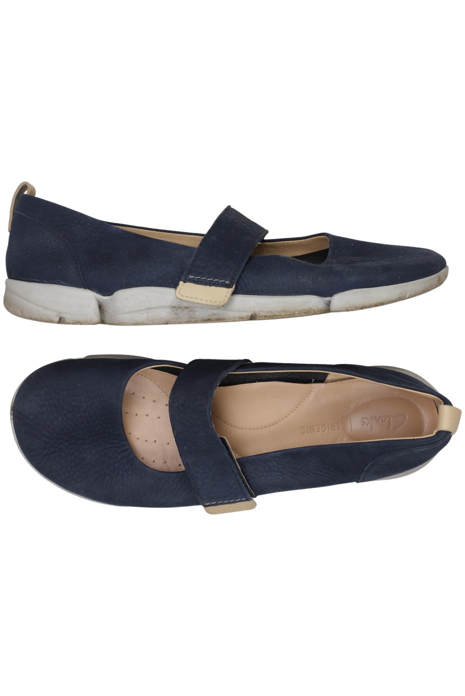 

Clarks Damen Ballerinas, marineblau, Gr. 41.5