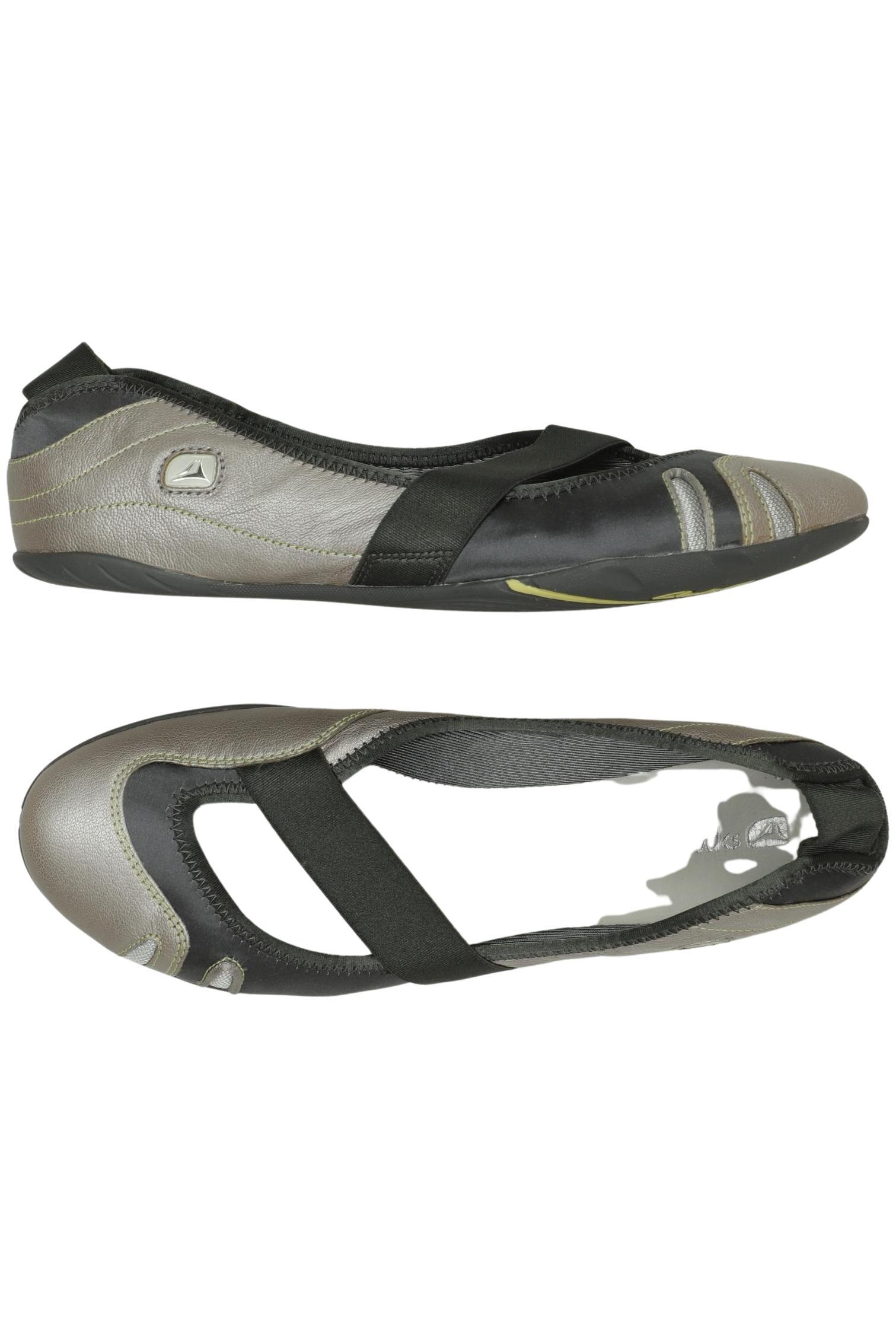 

Clarks Damen Ballerinas, grau, Gr. 6.5