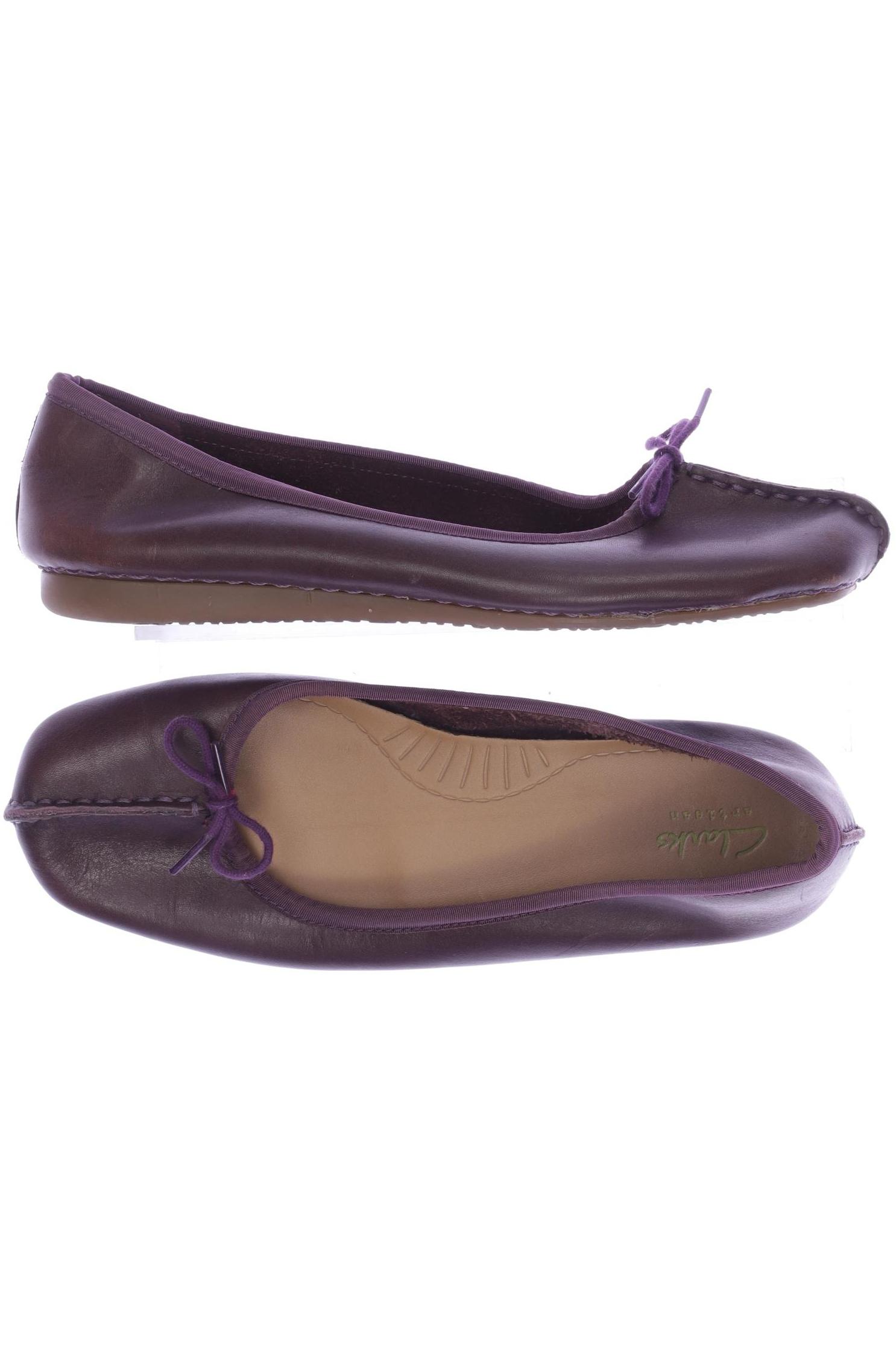 

Clarks Damen Ballerinas, bordeaux, Gr. 37.5