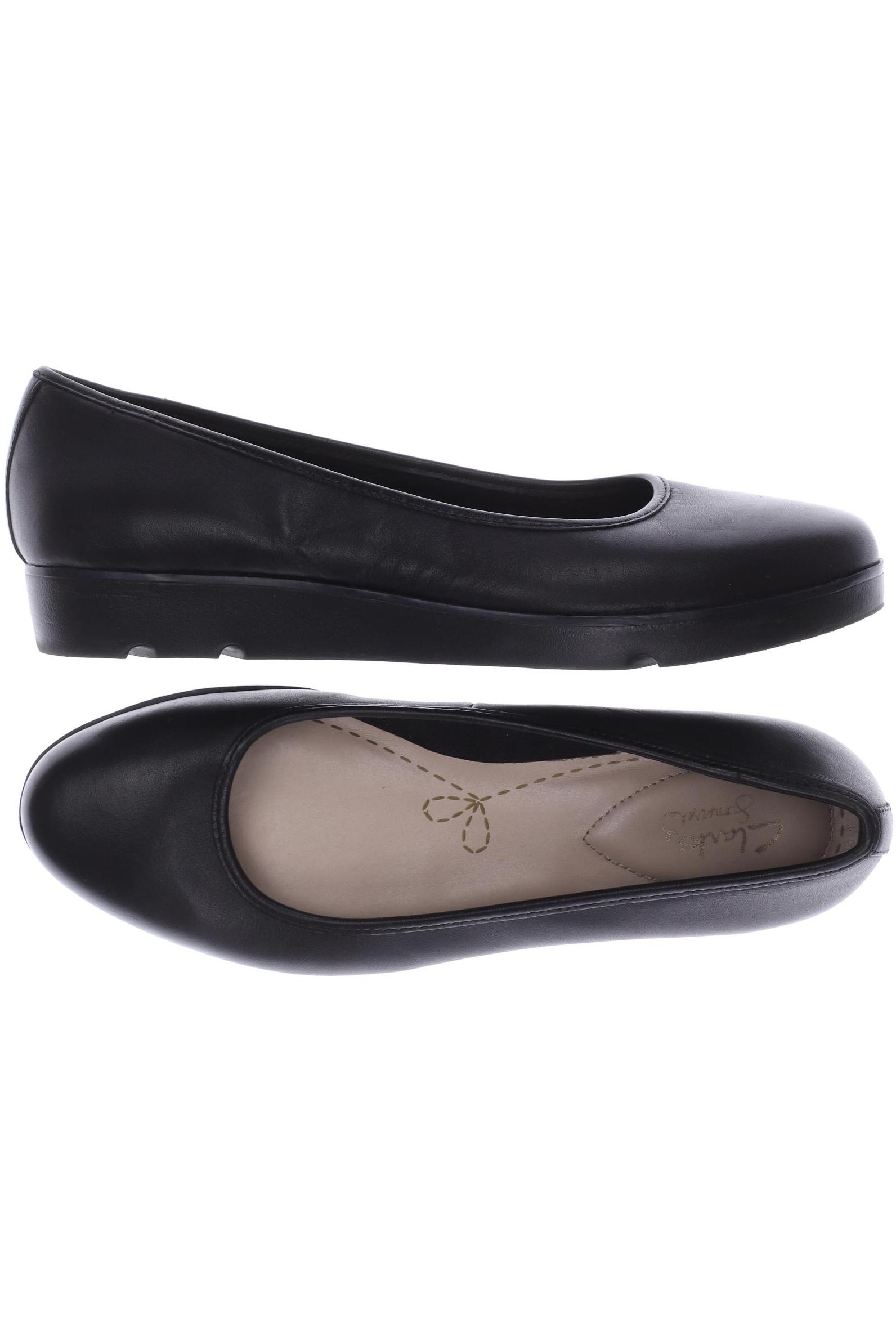 

Clarks Damen Ballerinas, schwarz, Gr. 39.5