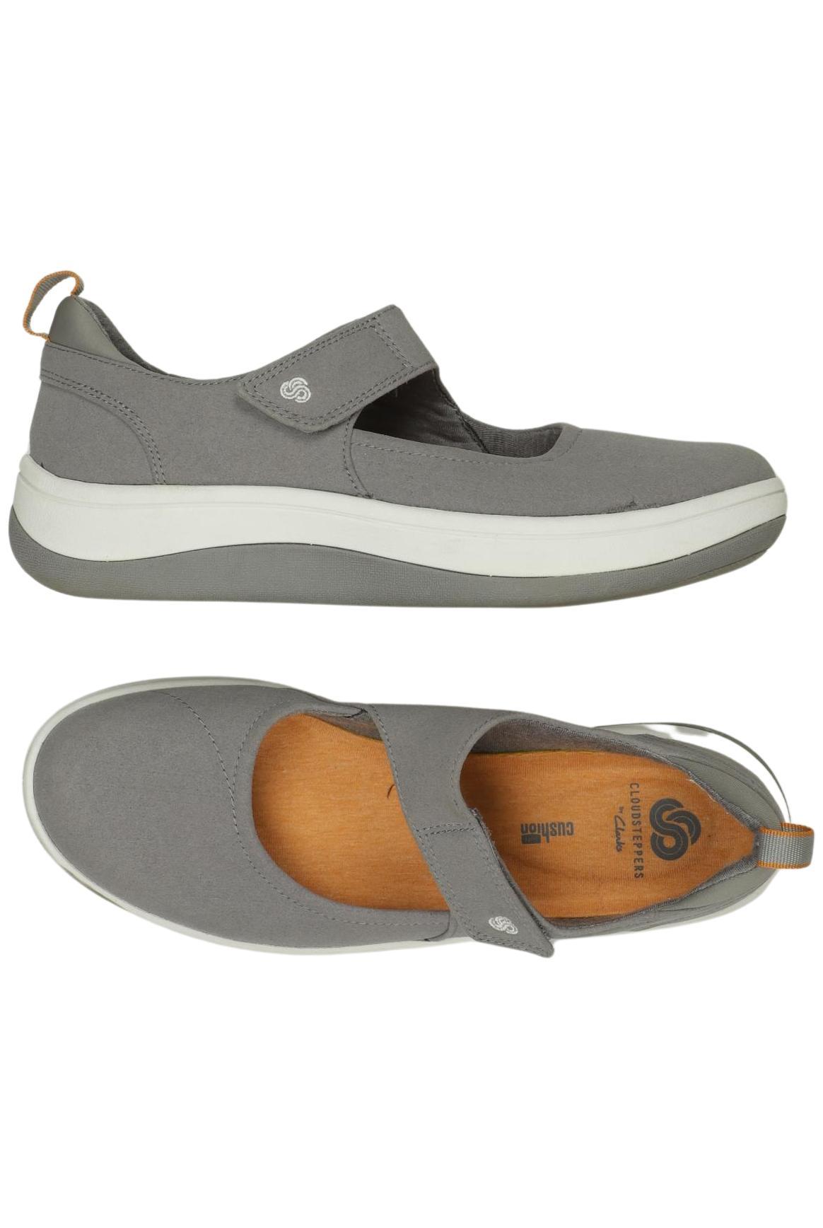 

Clarks Damen Ballerinas, grau, Gr. 39