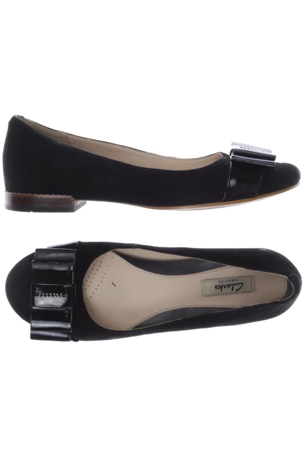 

Clarks Damen Ballerinas, schwarz, Gr. 40