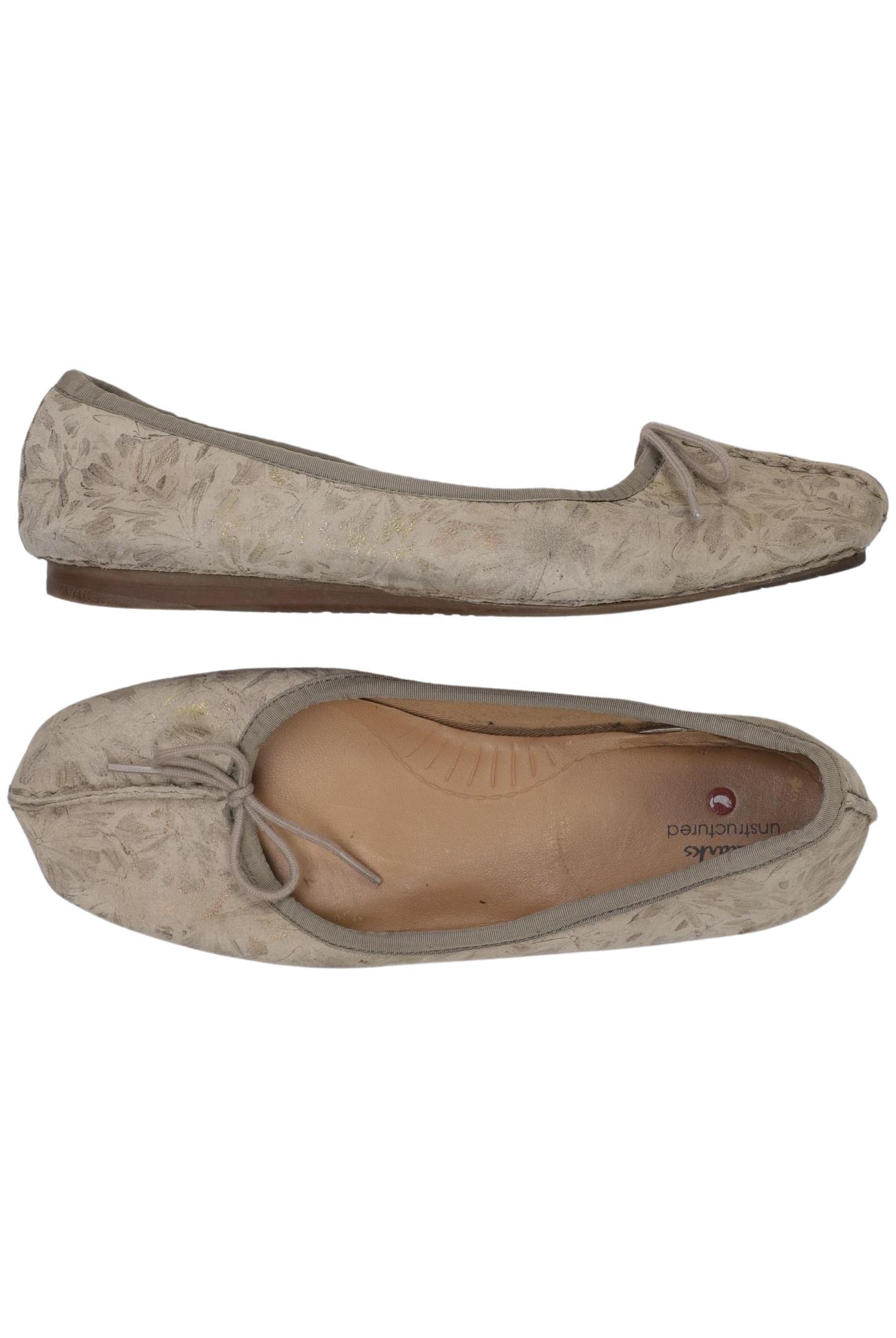 

Clarks Damen Ballerinas, beige, Gr. 39