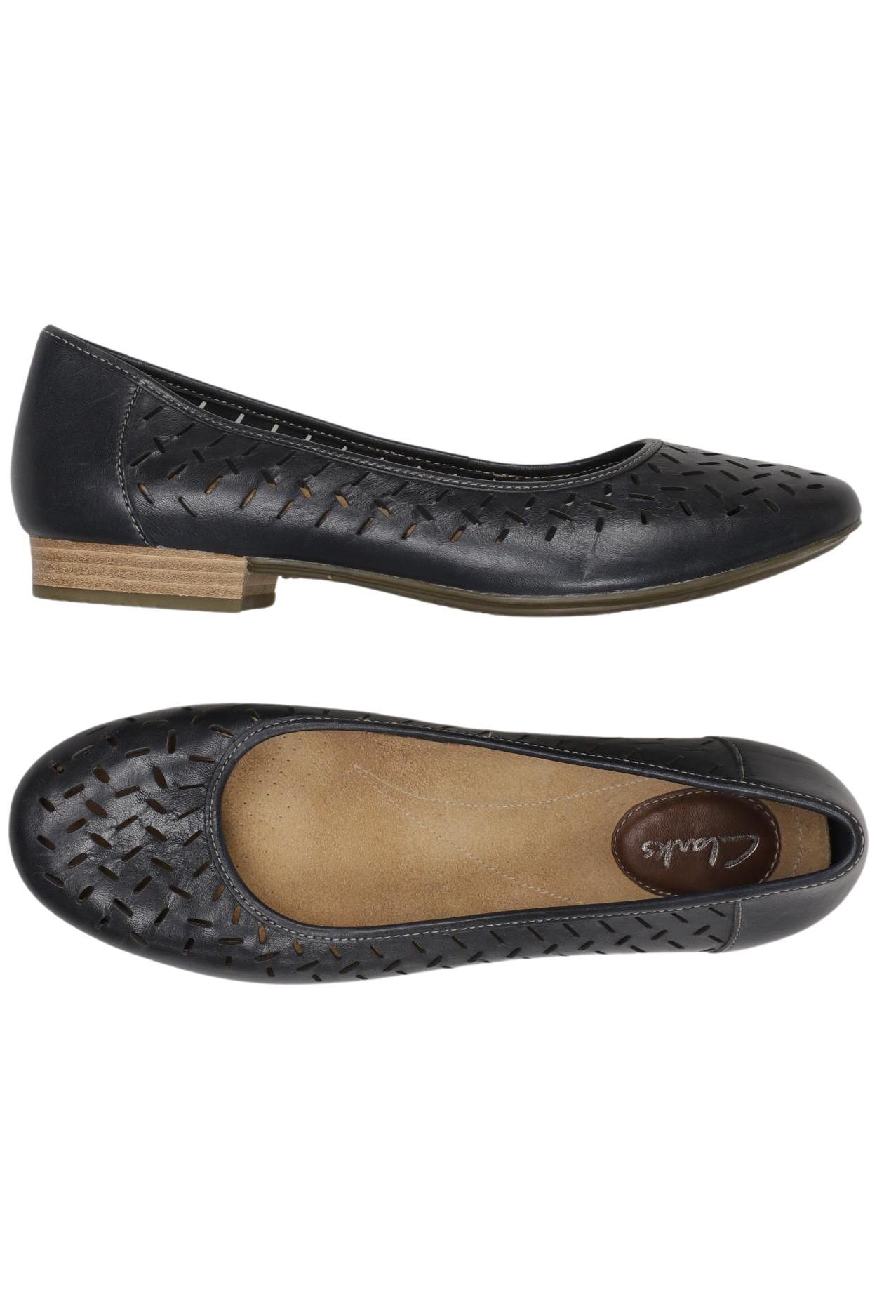 

Clarks Damen Ballerinas, marineblau, Gr. 7.5