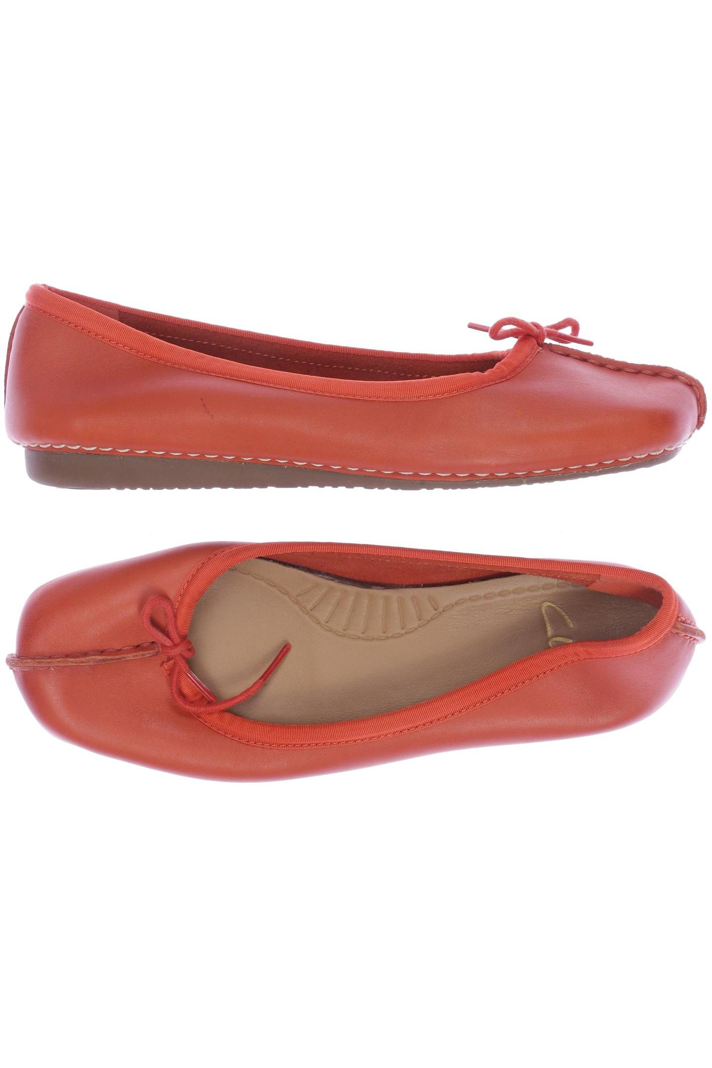 

Clarks Damen Ballerinas, orange, Gr. 3.5