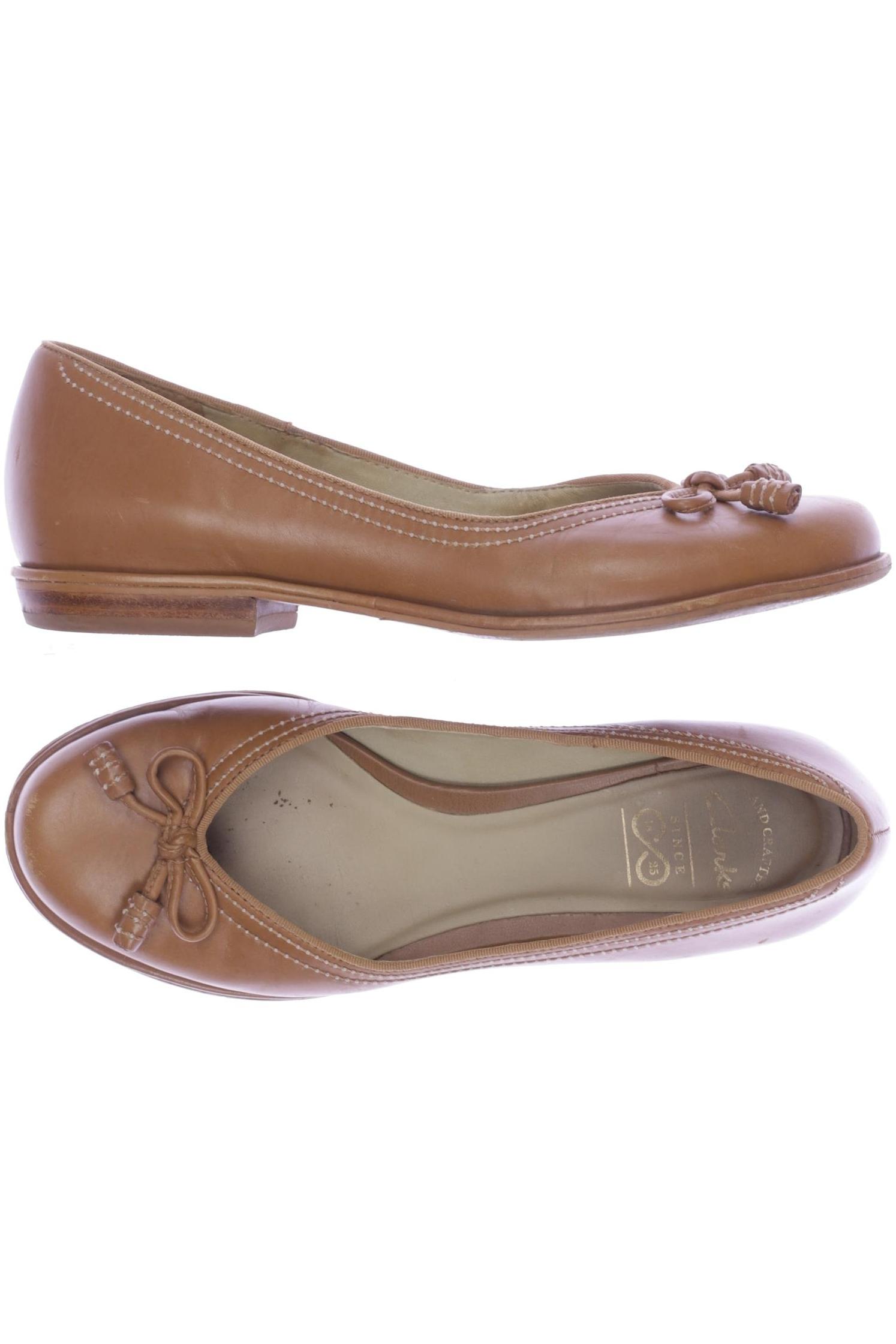 

Clarks Damen Ballerinas, braun, Gr. 4.5