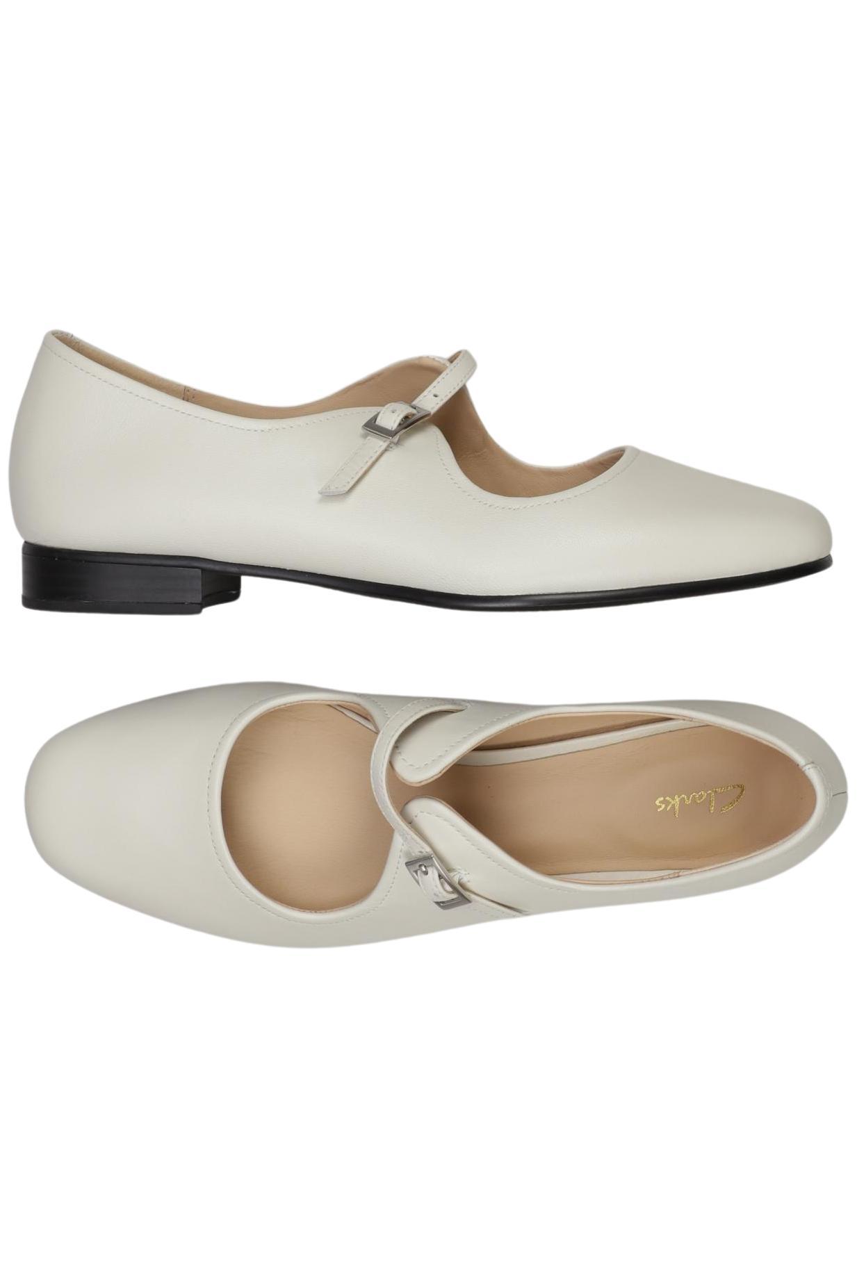 

Clarks Damen Ballerinas, cremeweiß, Gr. 39.5