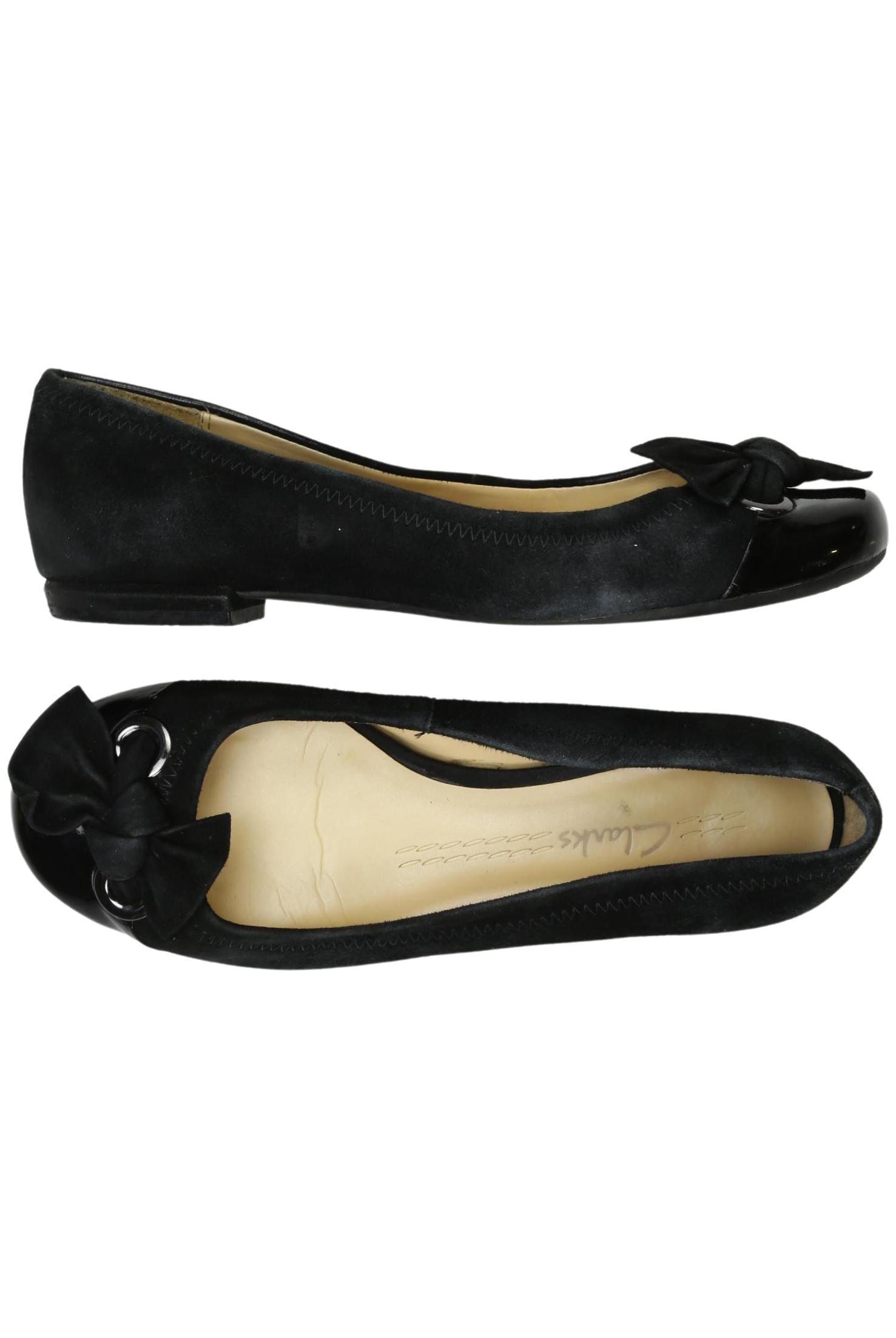 

Clarks Damen Ballerinas, schwarz, Gr. 4