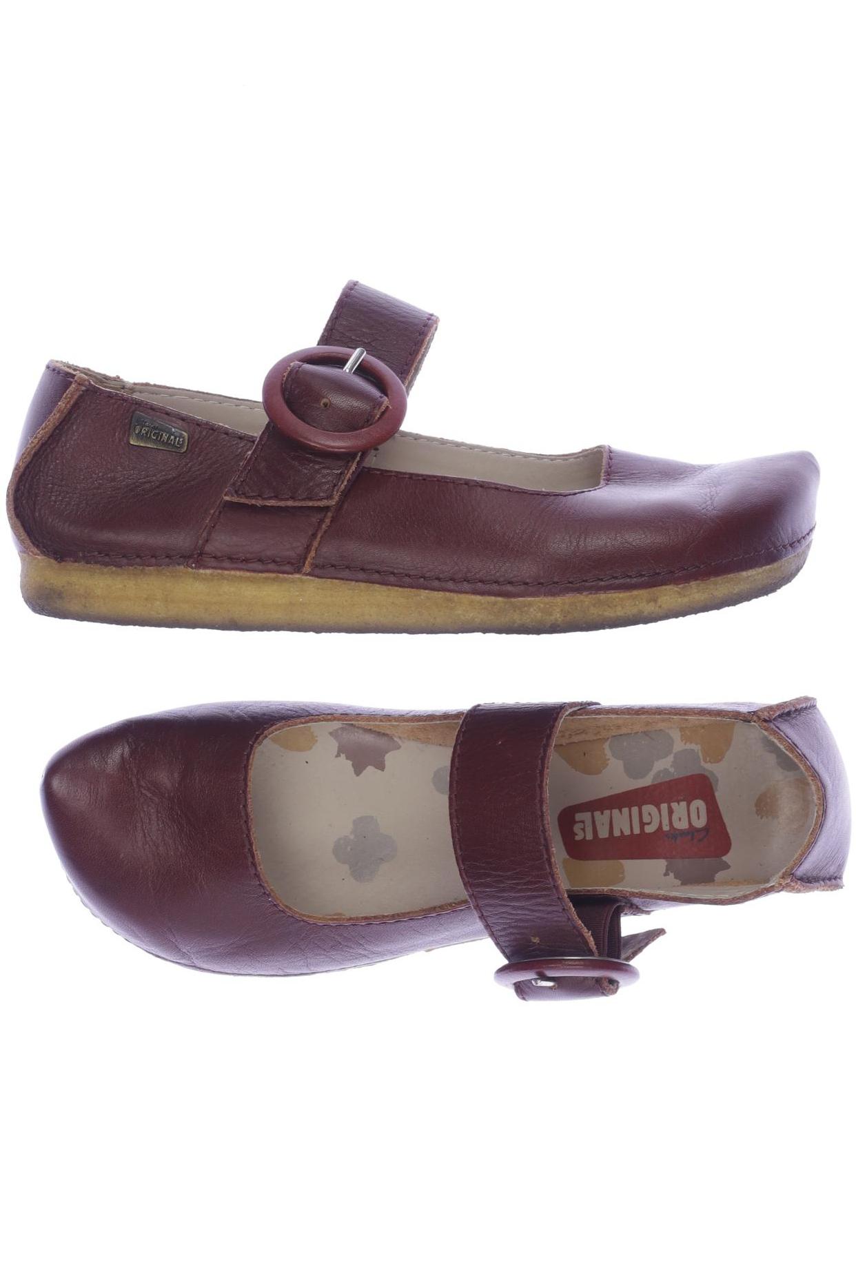 

Clarks Damen Ballerinas, bordeaux