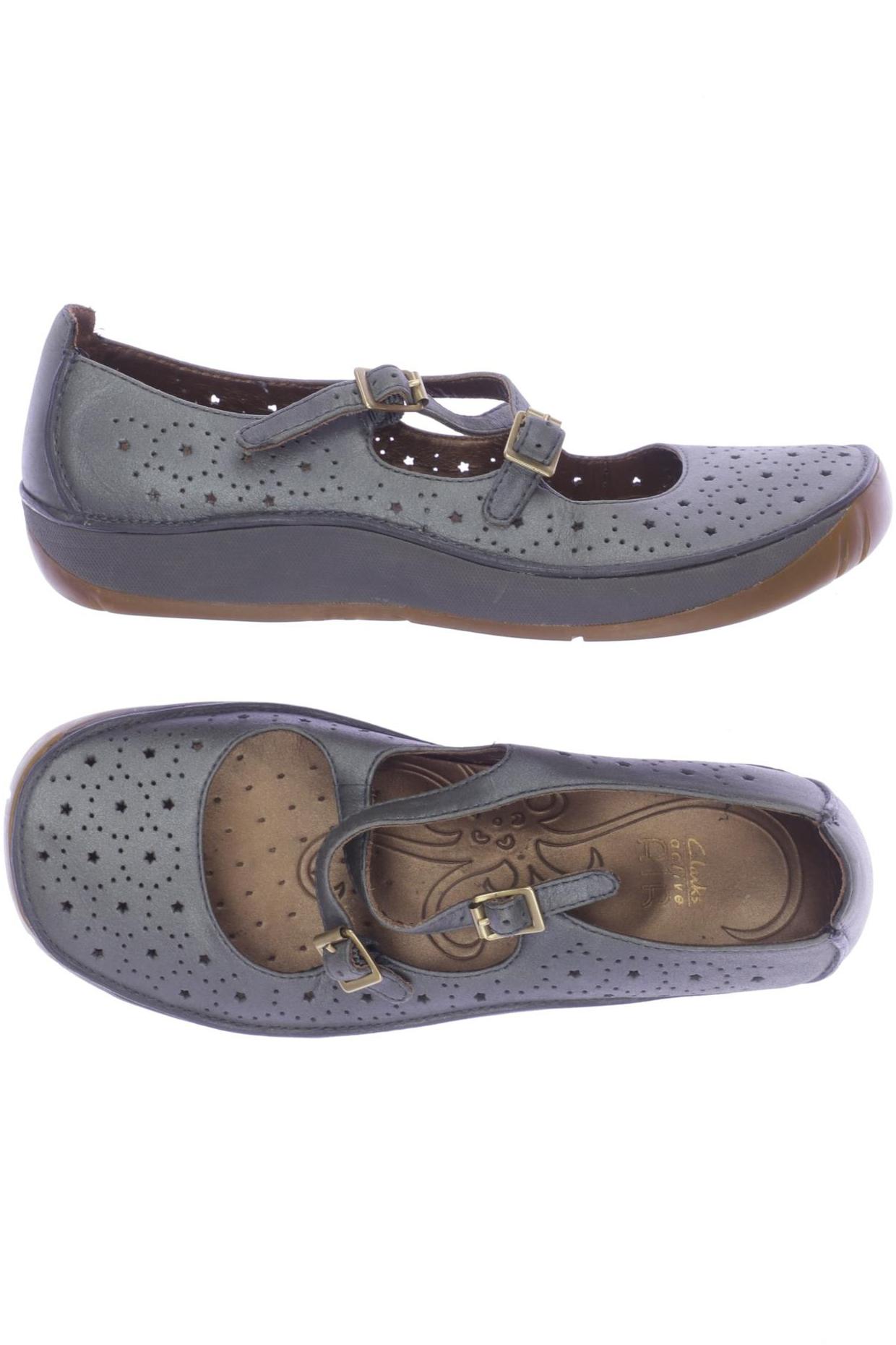 

Clarks Damen Ballerinas, blau, Gr. 4.5