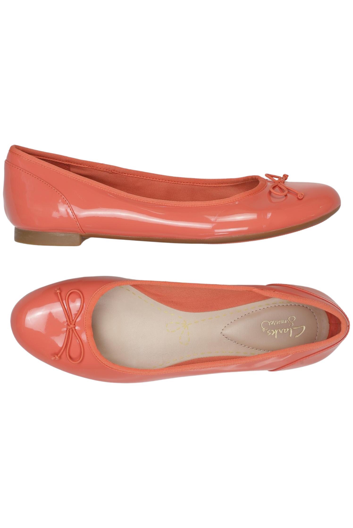 

Clarks Damen Ballerinas, orange, Gr. 40