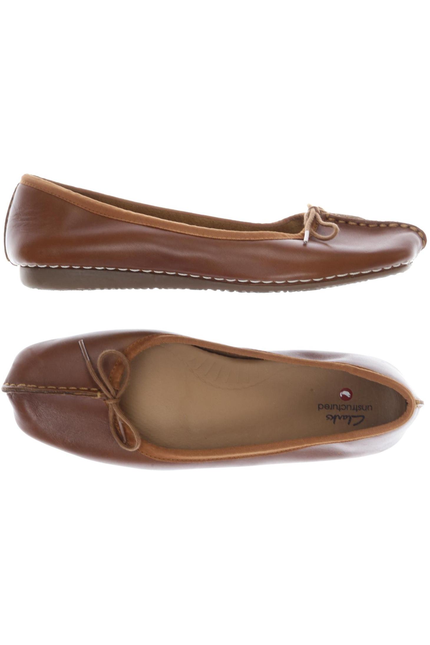 

Clarks Damen Ballerinas, braun, Gr. 39