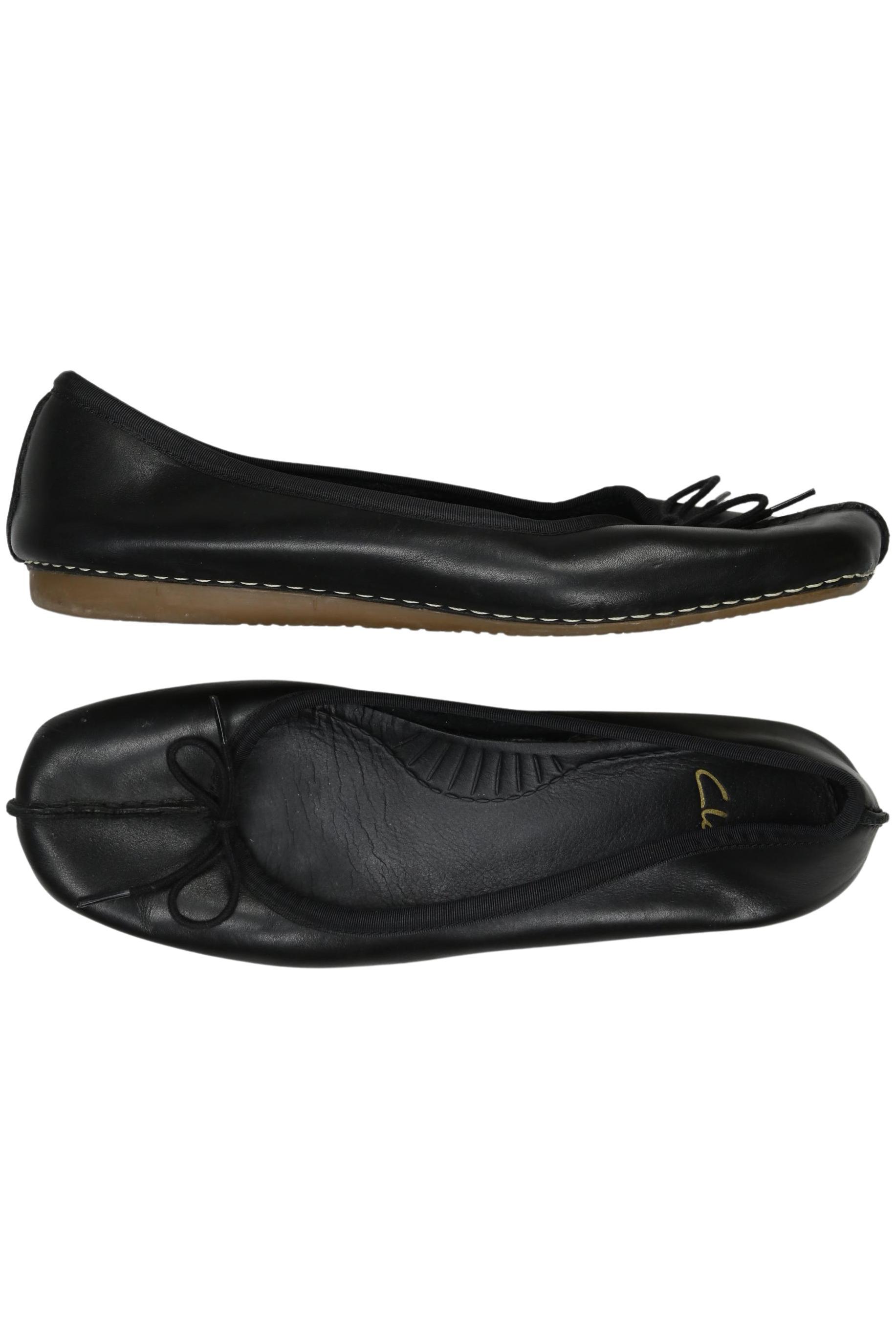 

Clarks Damen Ballerinas, schwarz, Gr. 7.5