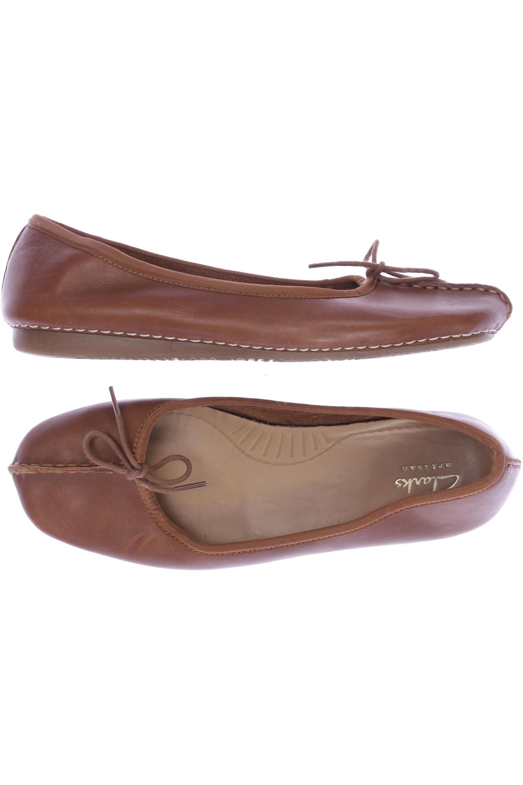 

Clarks Damen Ballerinas, braun, Gr. 39