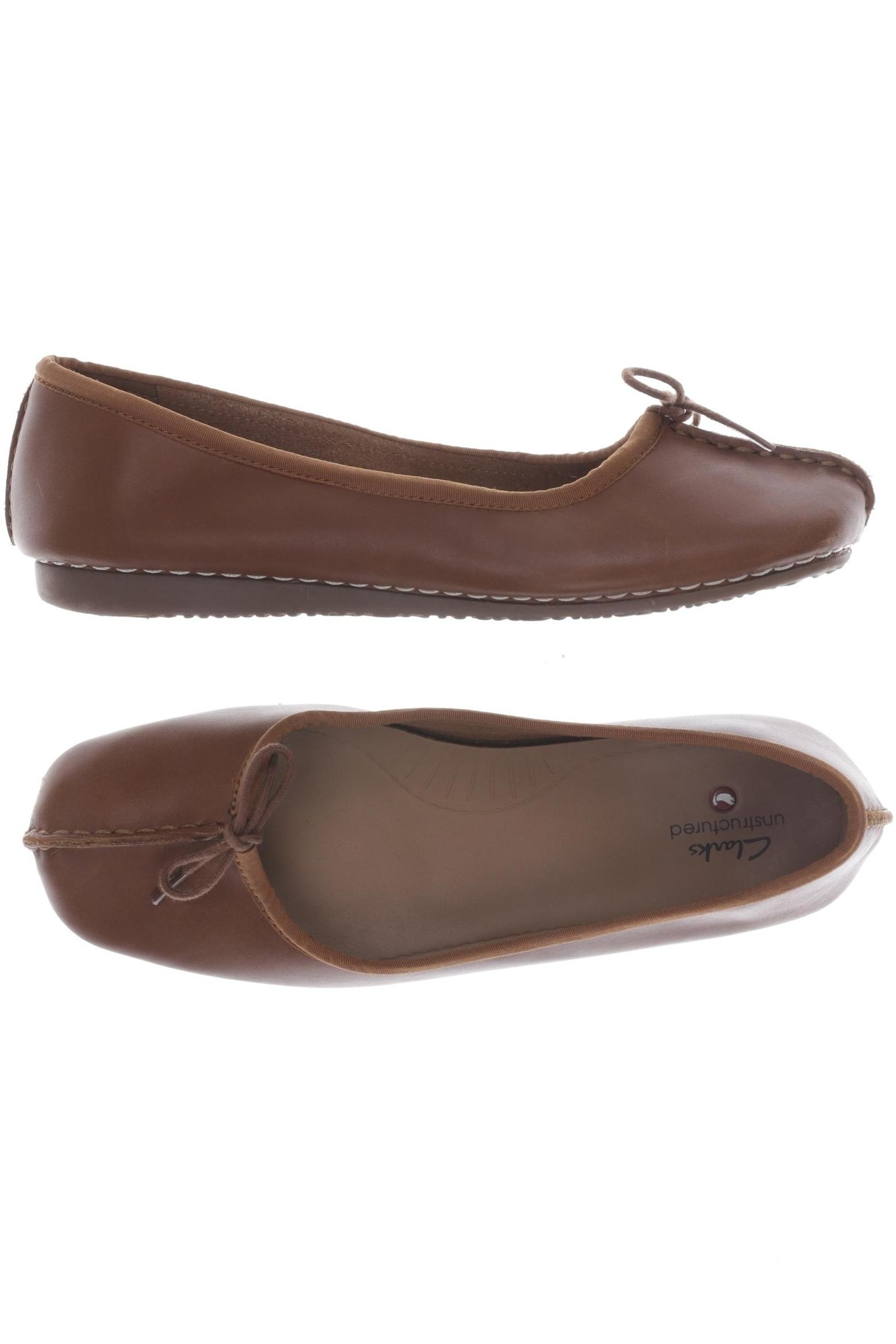 

Clarks Damen Ballerinas, braun, Gr. 38