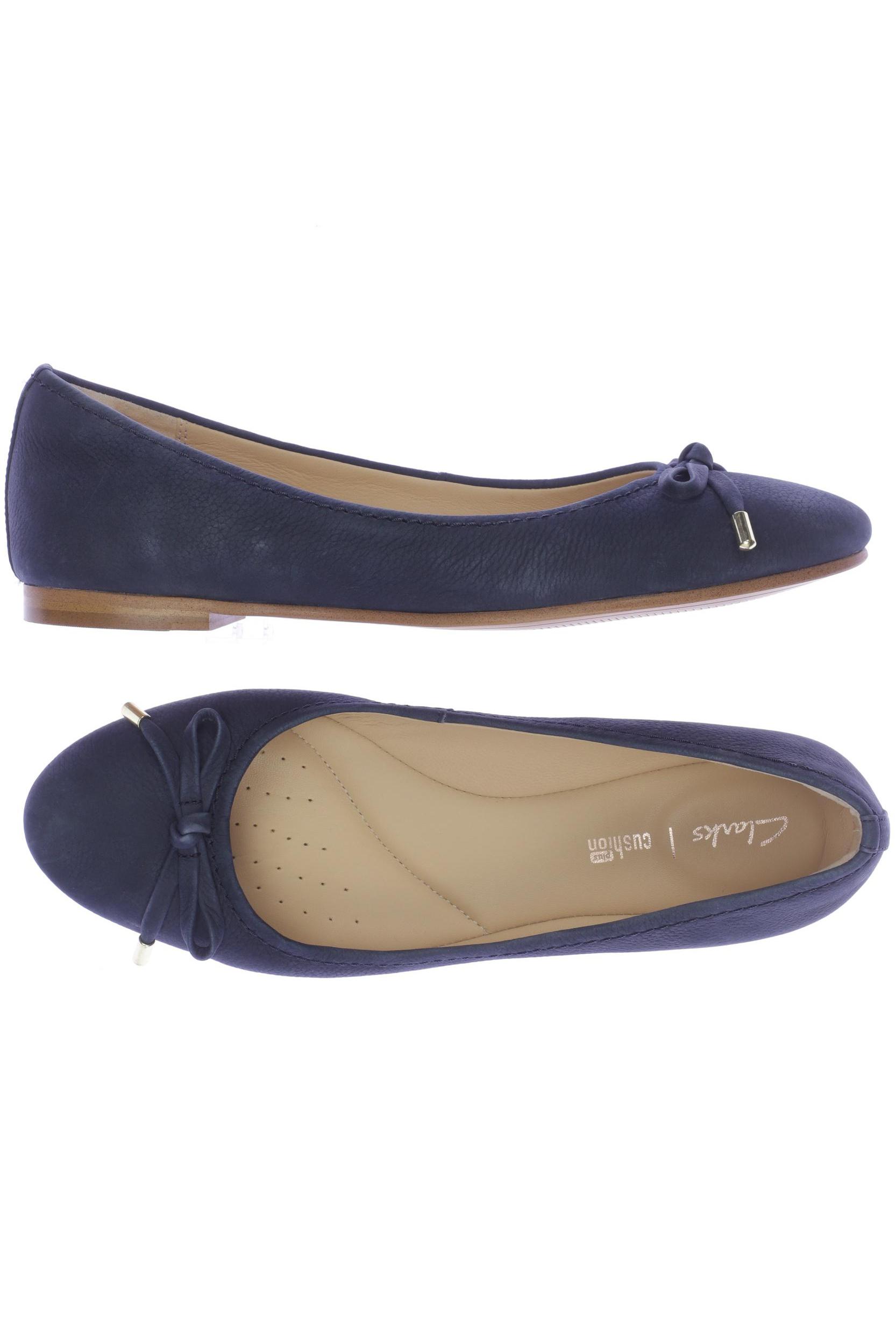 

Clarks Damen Ballerinas, marineblau, Gr. 38