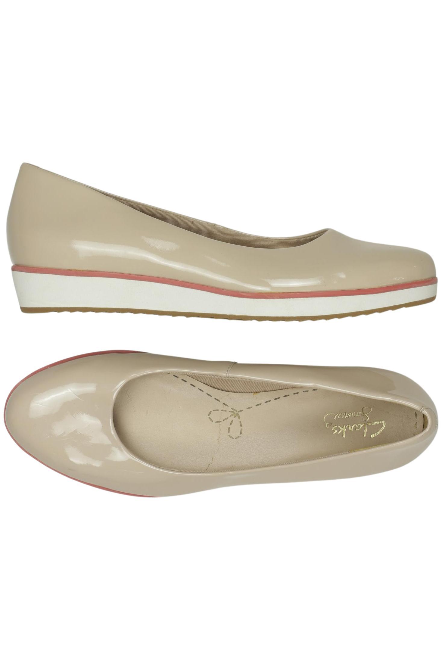 

Clarks Damen Ballerinas, beige, Gr. 38