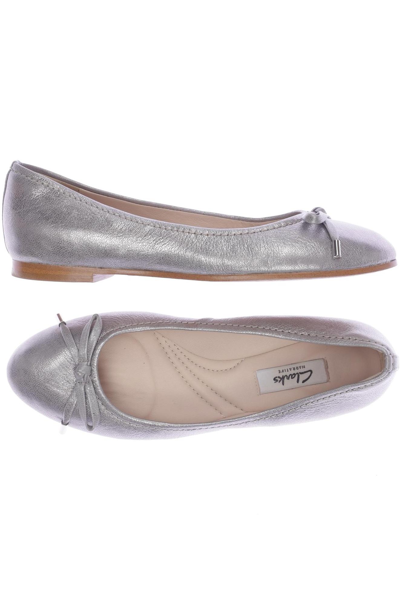 

Clarks Damen Ballerinas, grau, Gr. 37.5