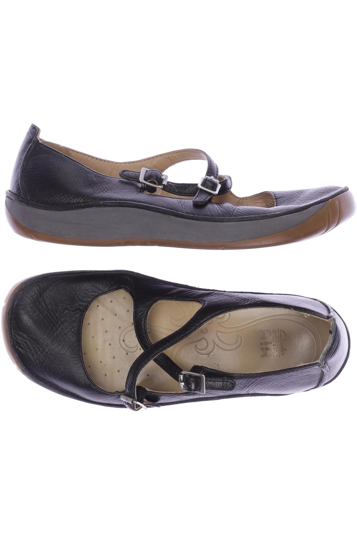 

Clarks Damen Ballerinas, schwarz, Gr. 5