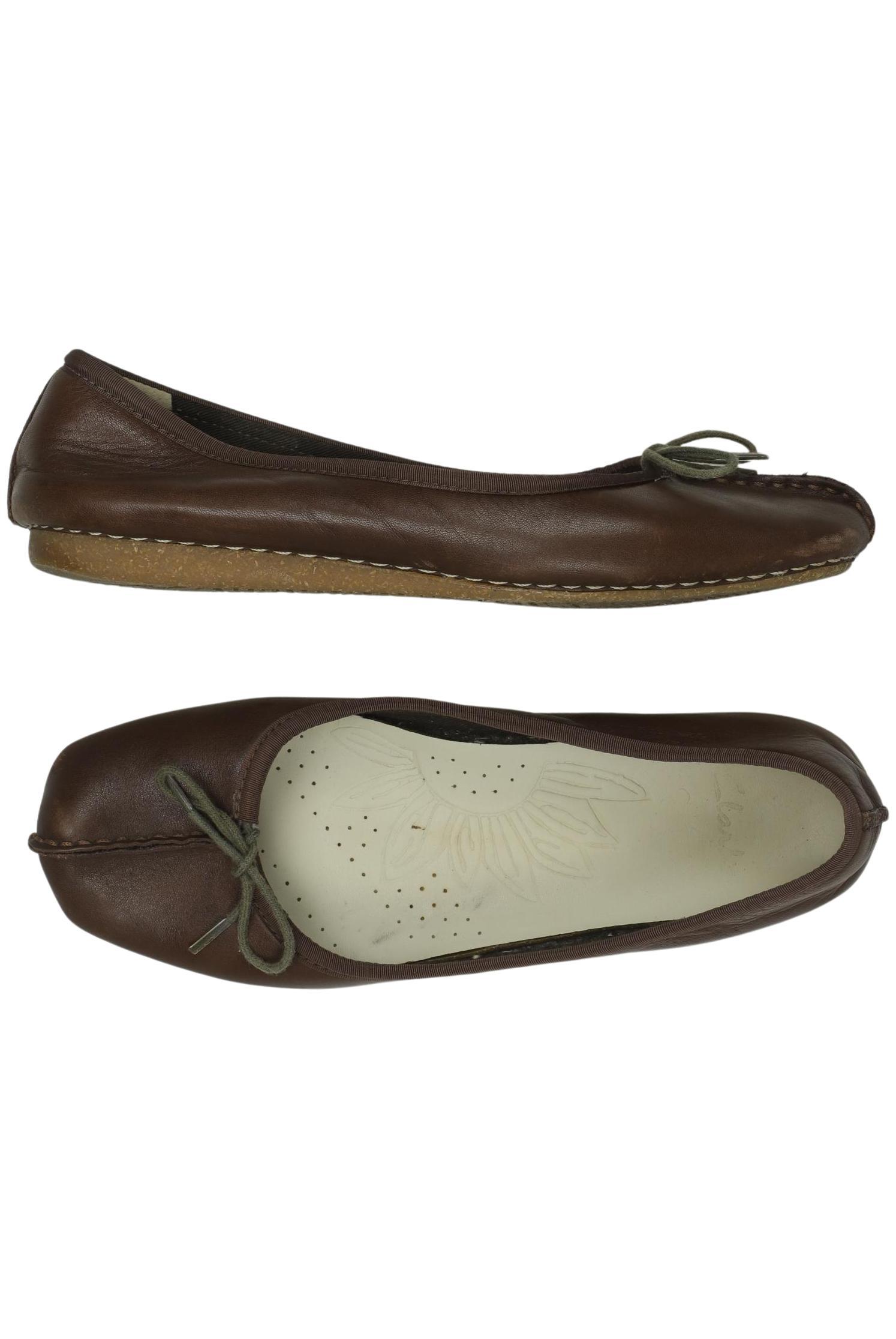 

Clarks Damen Ballerinas, braun, Gr. 7