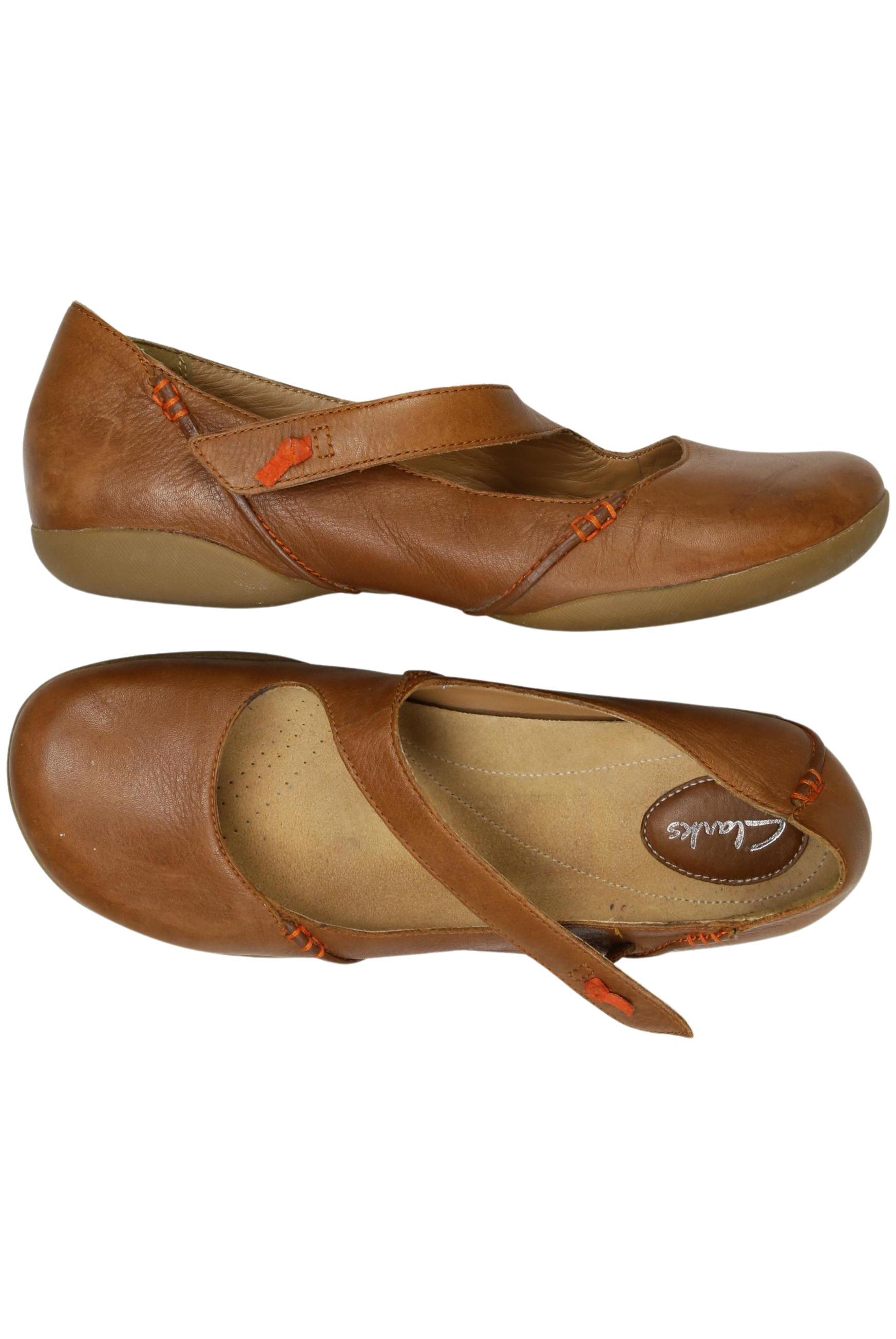 

Clarks Damen Ballerinas, braun, Gr. 7