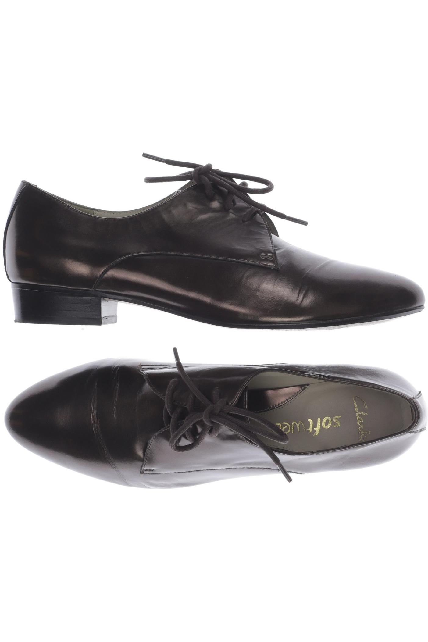

Clarks Damen Halbschuh, braun, Gr. 5