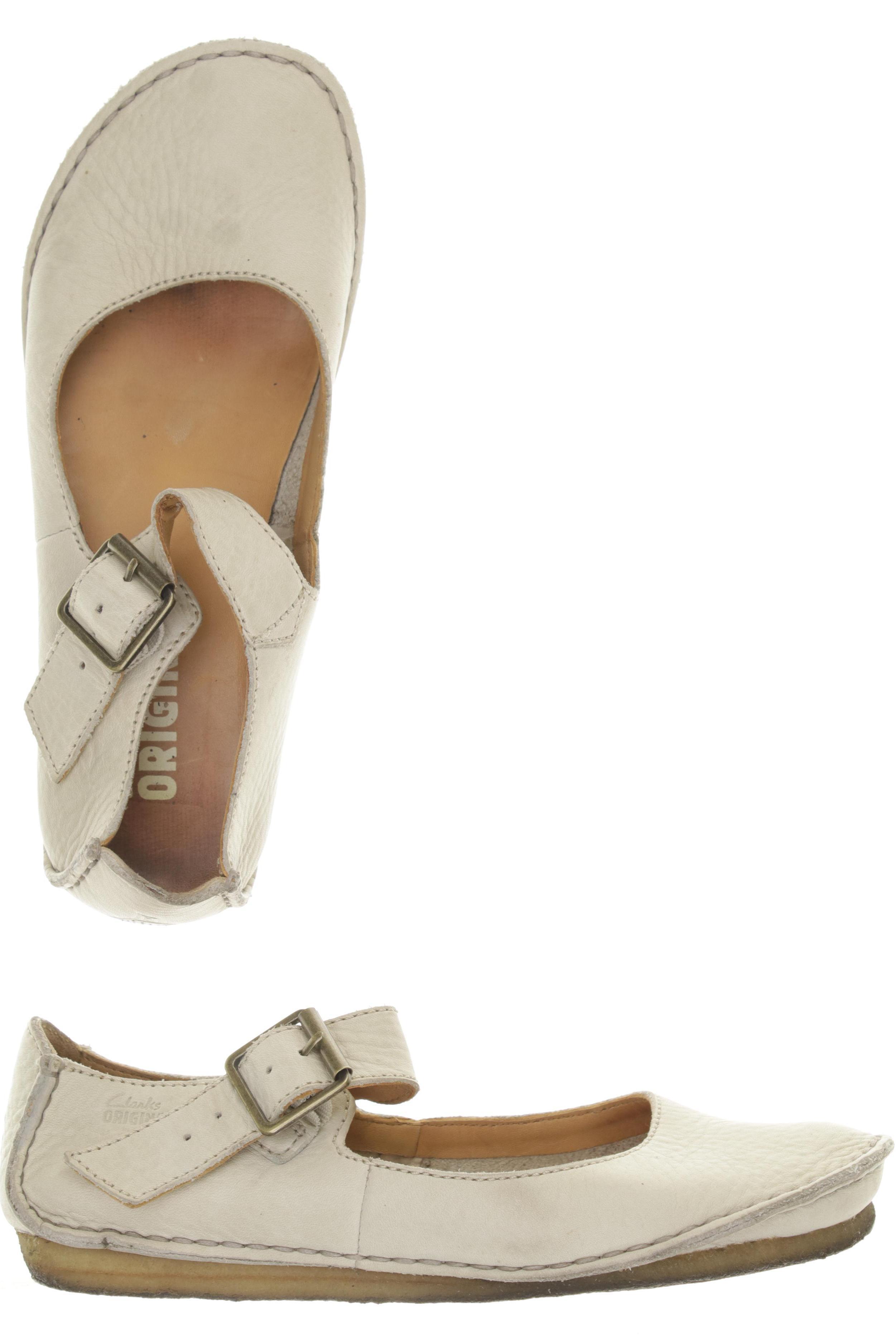 

Clarks Damen Halbschuh, beige, Gr. 4.5
