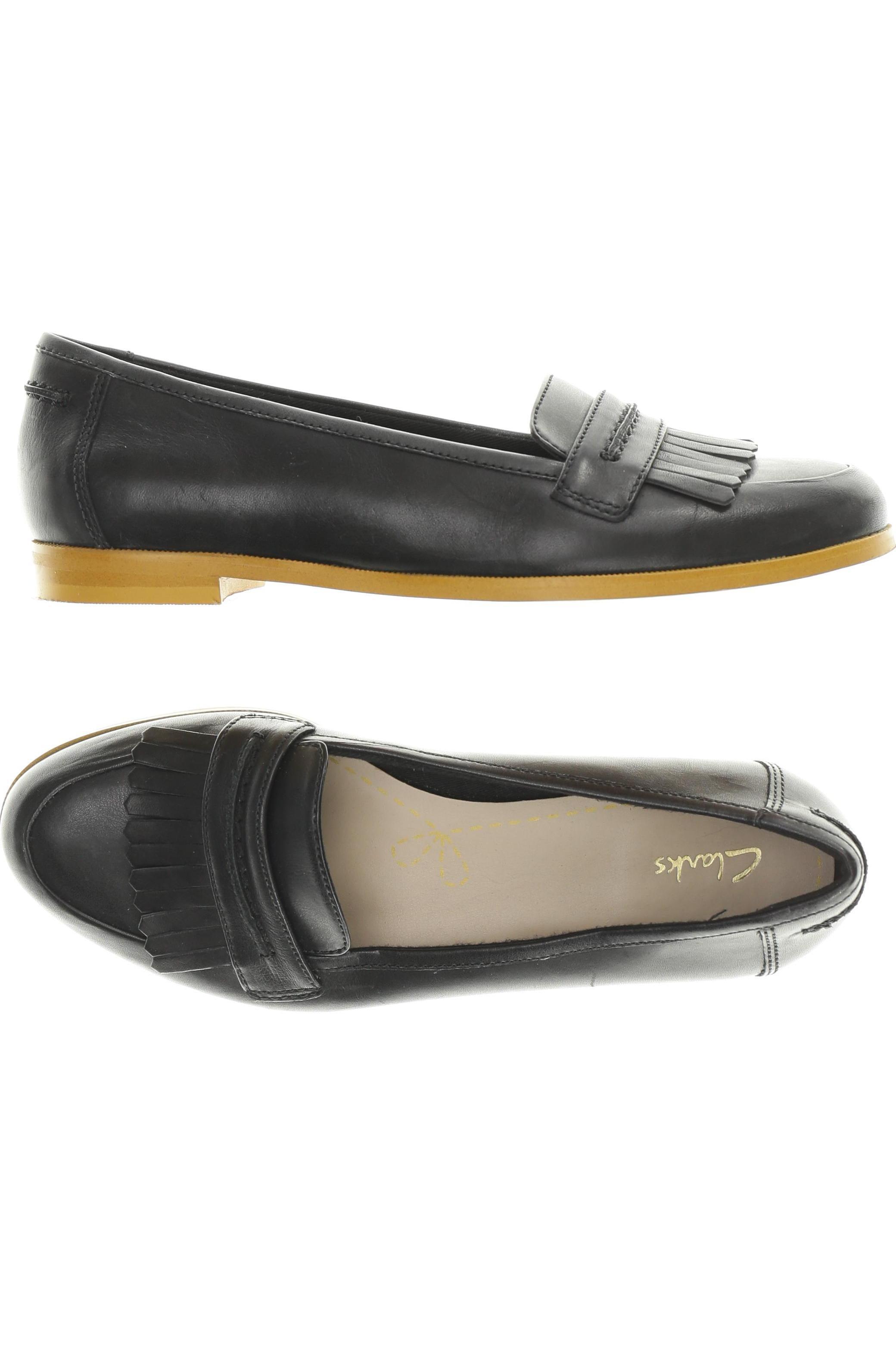 

Clarks Damen Halbschuh, schwarz, Gr. 5.5