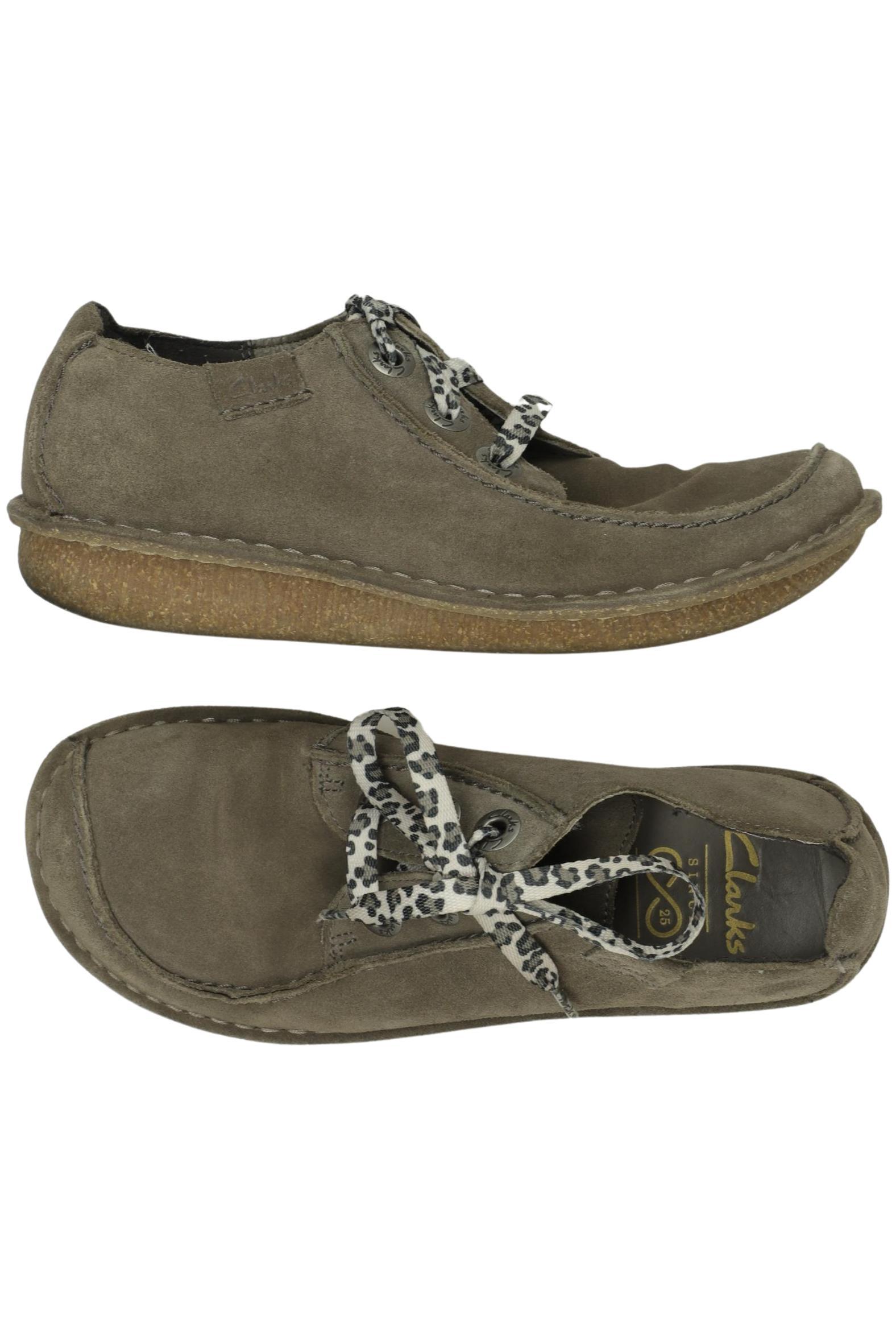 

Clarks Damen Halbschuh, braun, Gr. 8