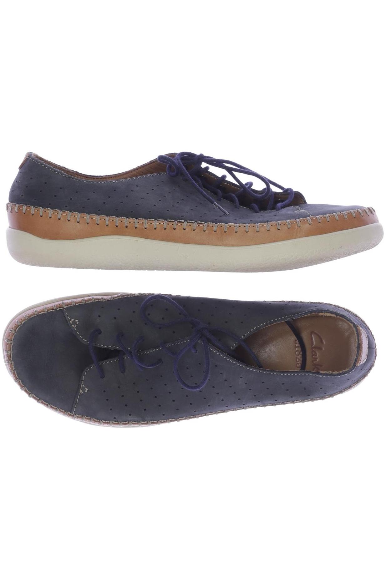 

Clarks Damen Halbschuh, marineblau, Gr. 42.5