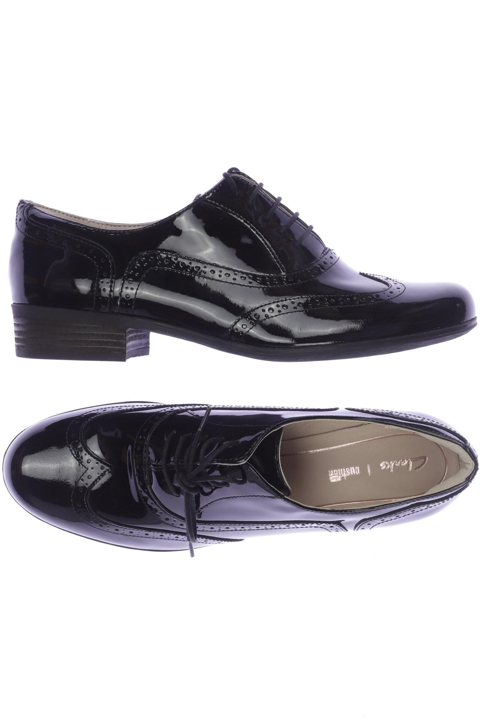 

Clarks Damen Halbschuh, schwarz, Gr. 43