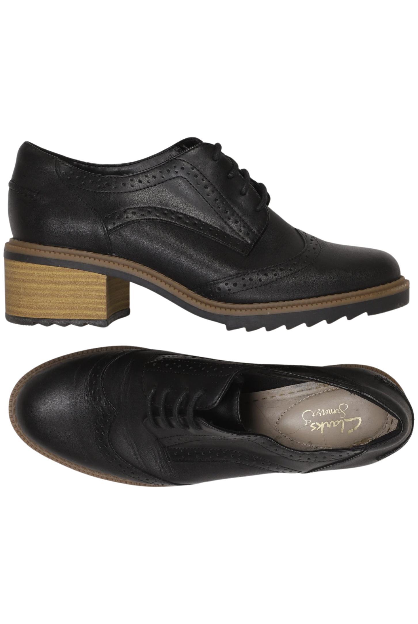 

Clarks Damen Halbschuh, schwarz, Gr. 38