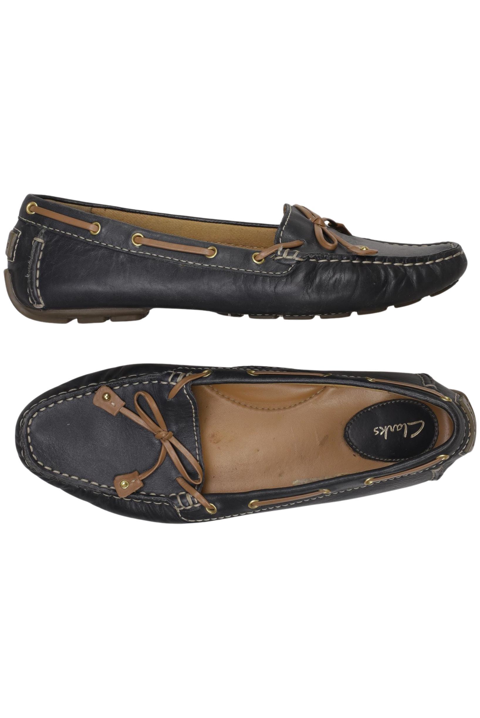 

Clarks Damen Halbschuh, marineblau, Gr. 6