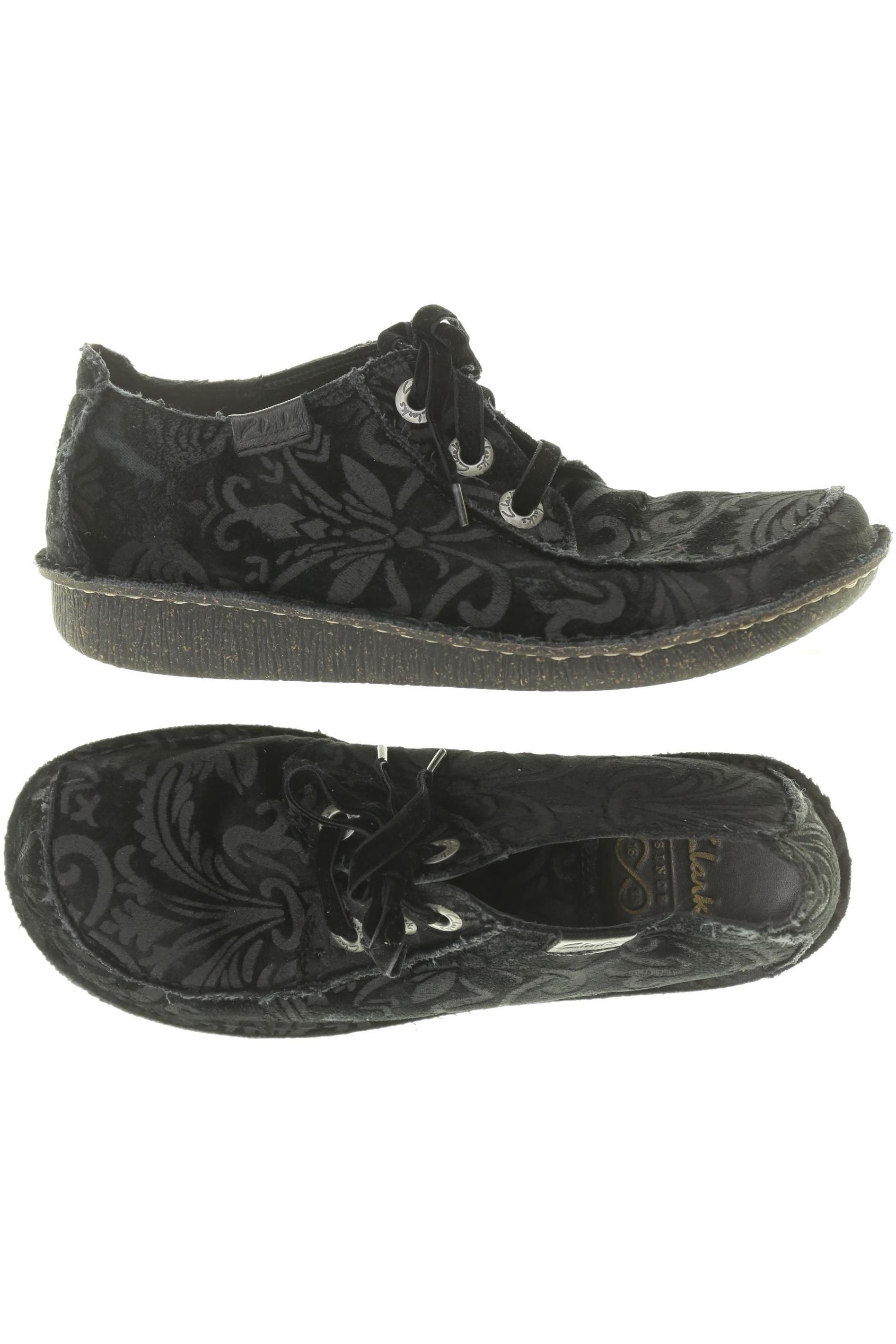 

Clarks Damen Halbschuh, schwarz, Gr. 7.5