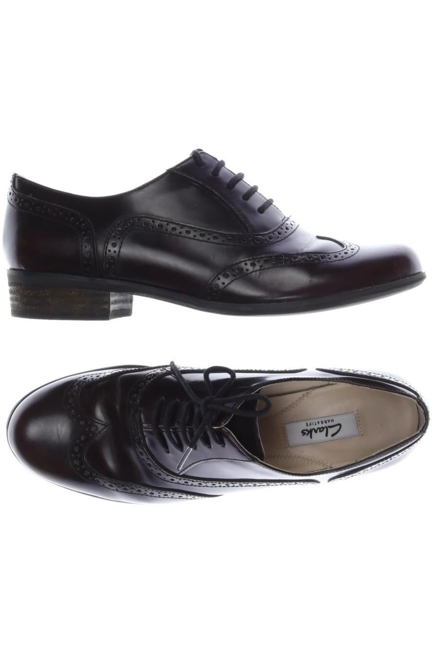 

Clarks Damen Halbschuh, bordeaux, Gr. 40