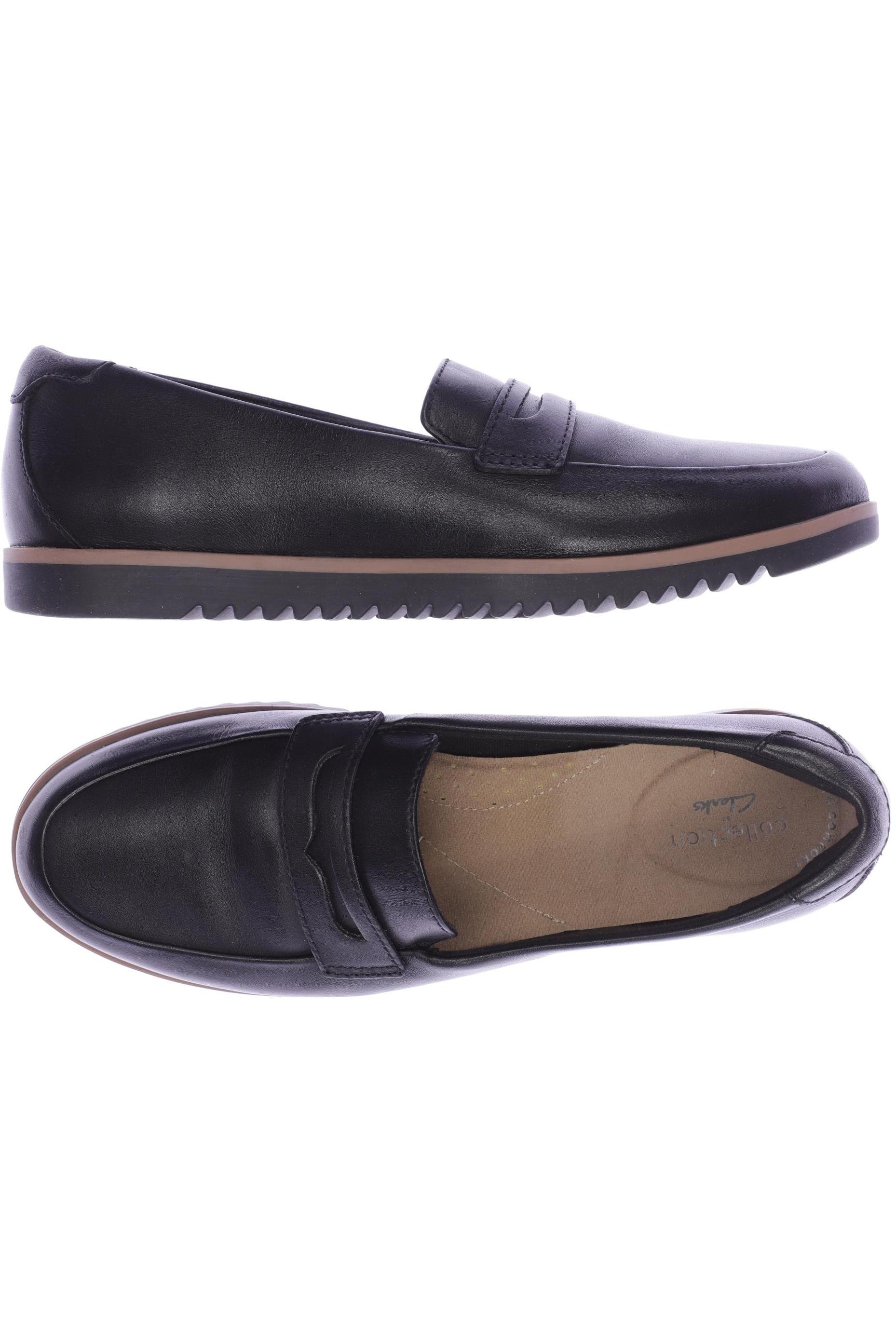 

Clarks Damen Halbschuh, schwarz, Gr. 38