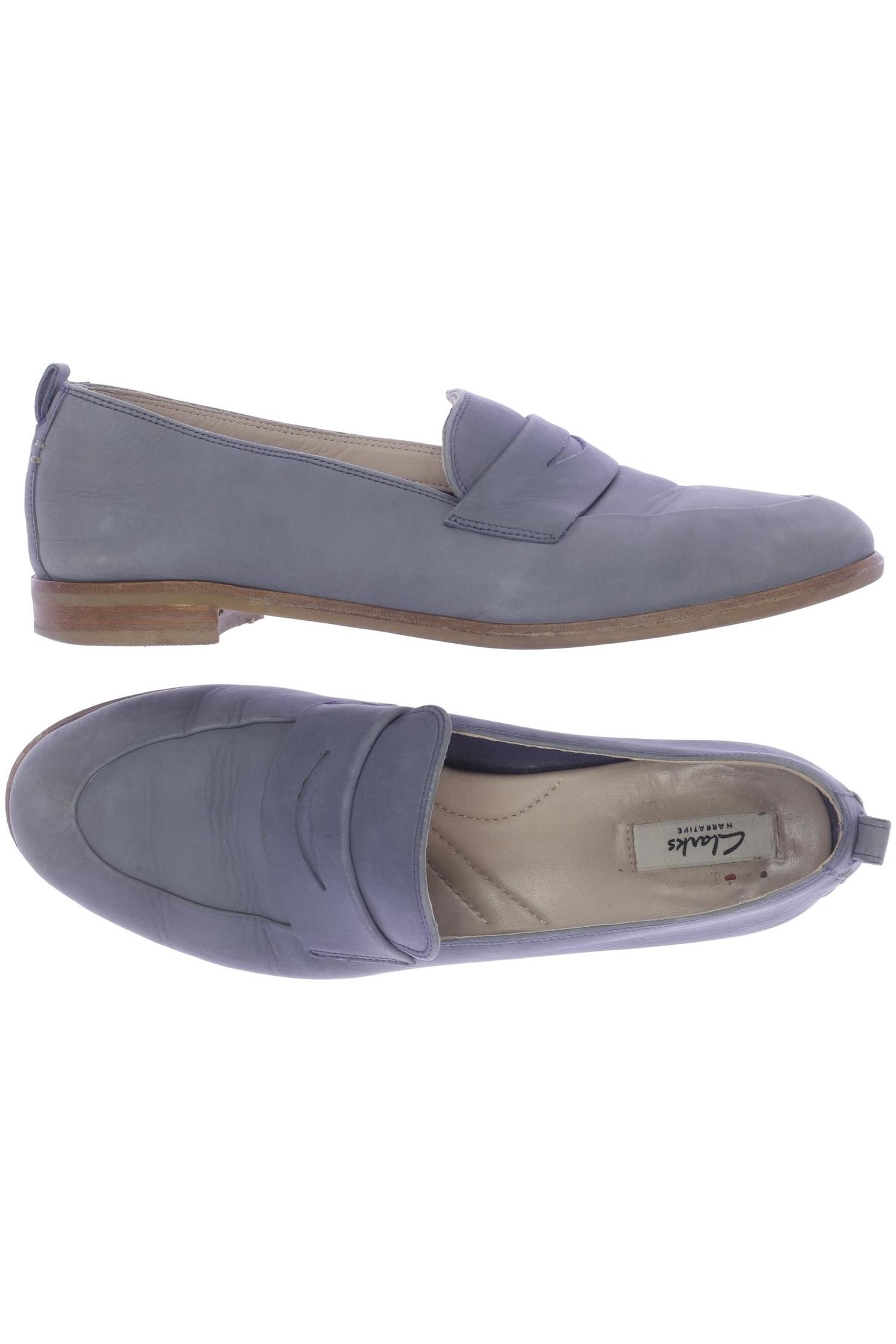 

Clarks Damen Halbschuh, blau, Gr. 41