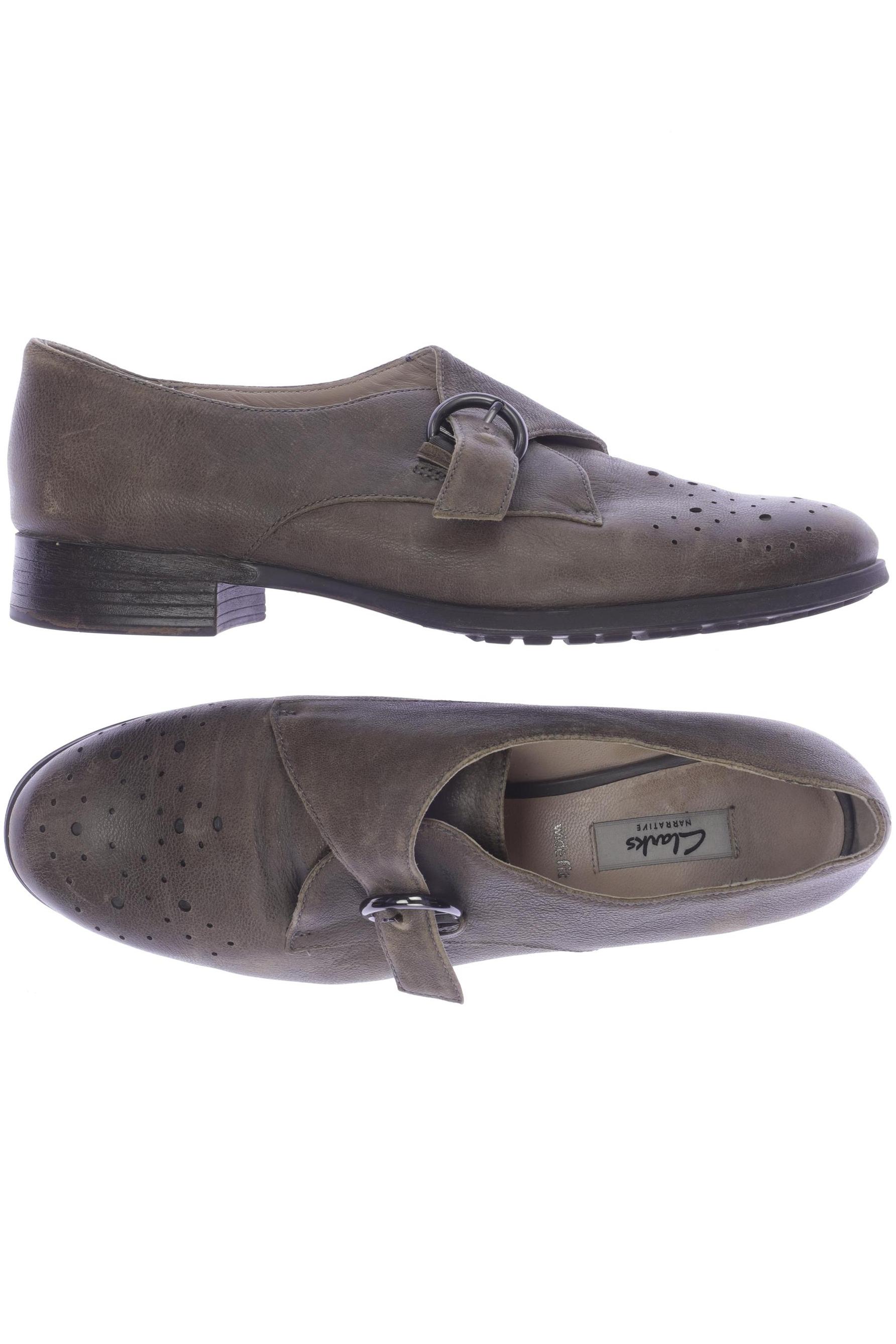 

Clarks Damen Halbschuh, braun, Gr. 42