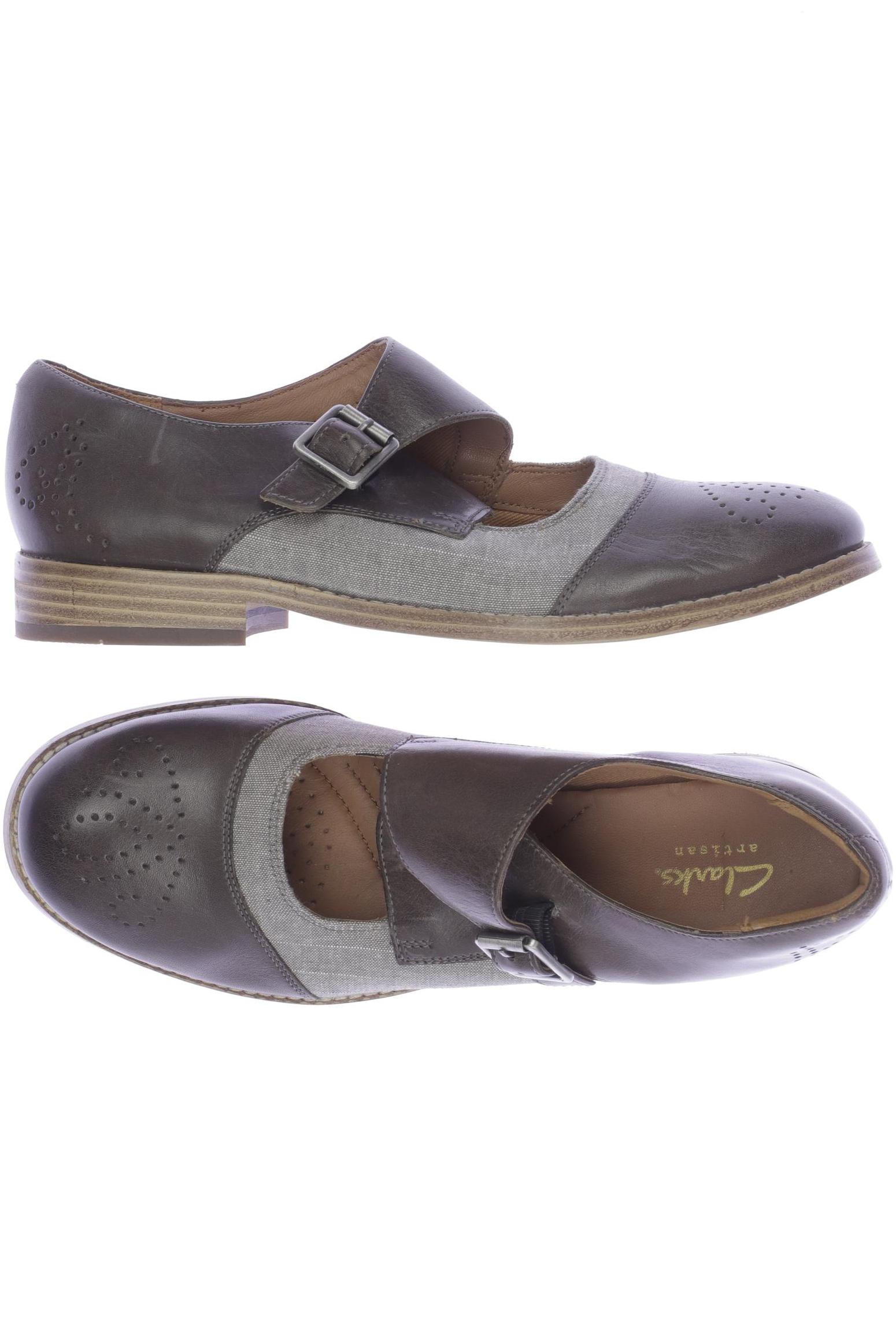 

Clarks Damen Halbschuh, braun, Gr. 38