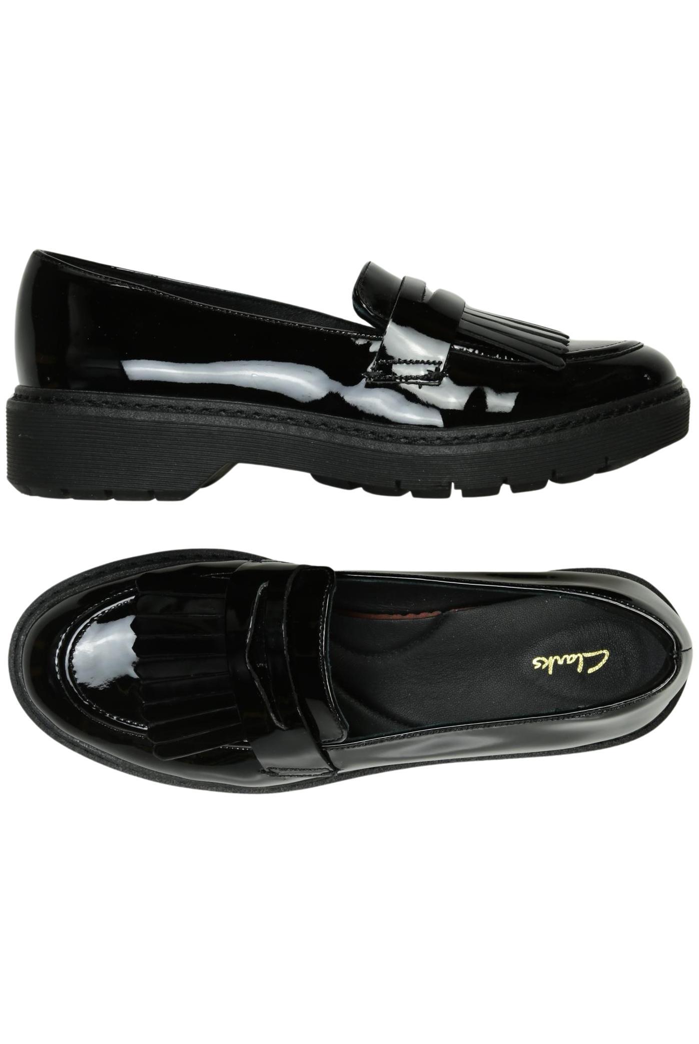

Clarks Damen Halbschuh, schwarz, Gr. 37.5