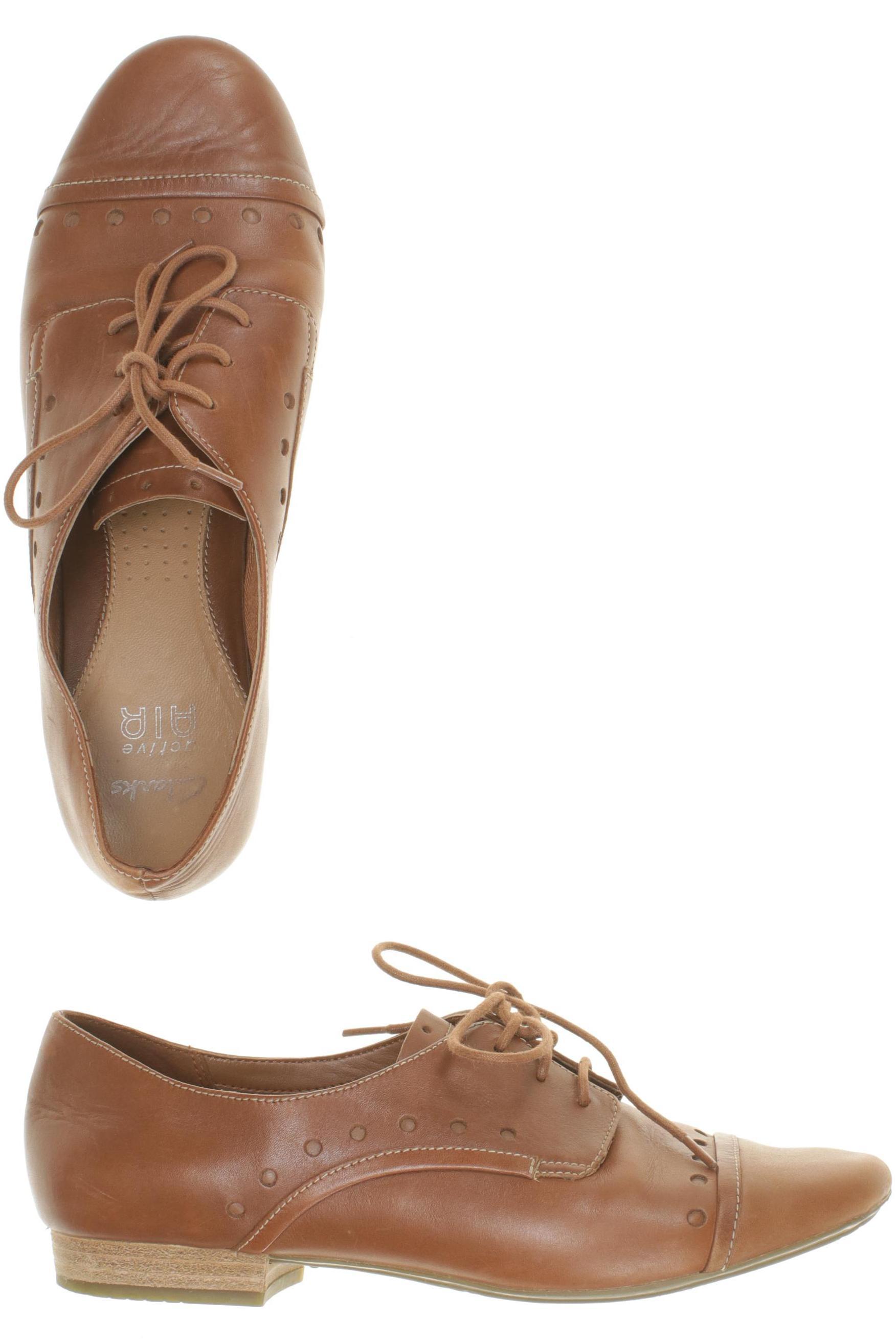 

Clarks Damen Halbschuh, braun, Gr. 7