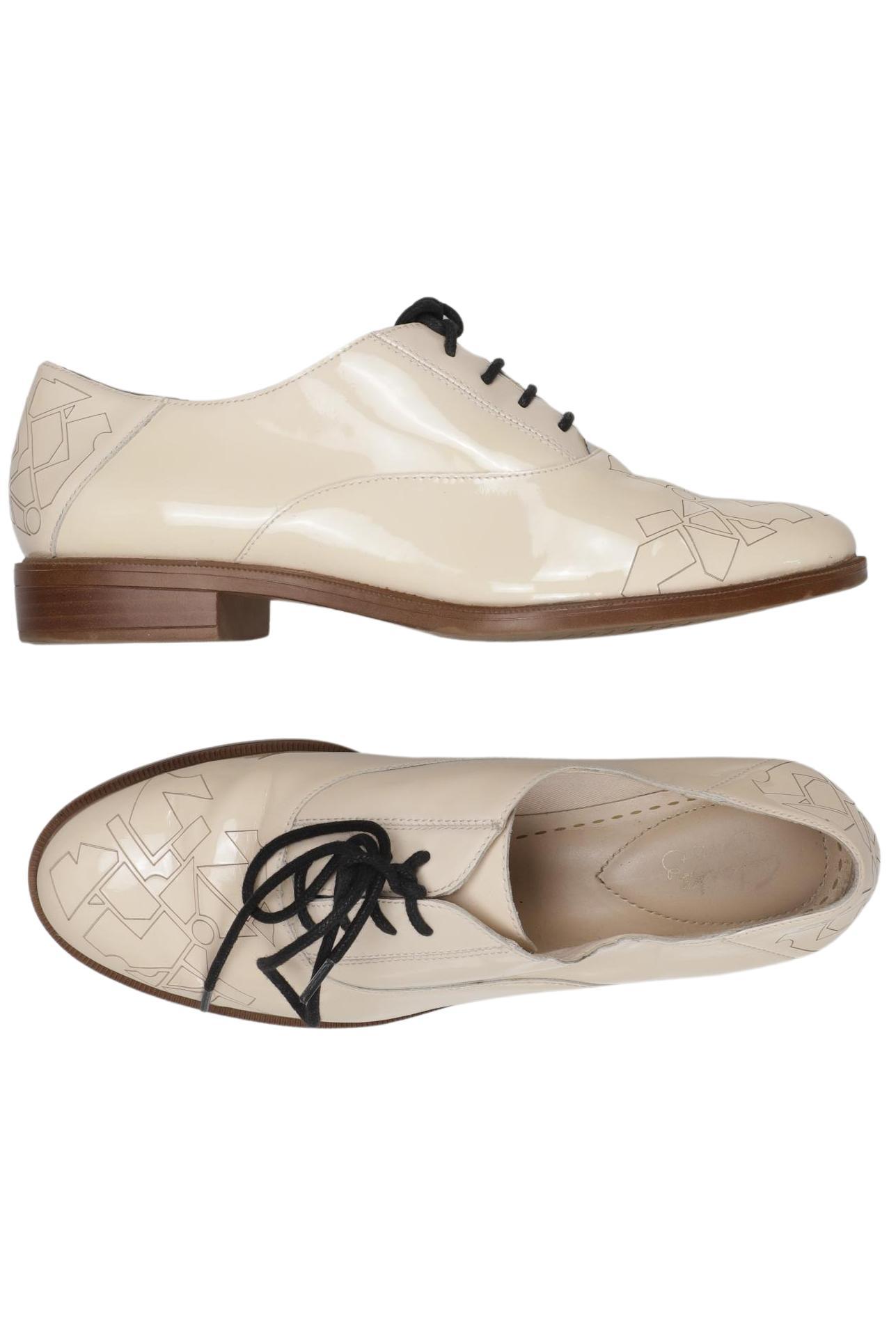 

Clarks Damen Halbschuh, beige, Gr. 39