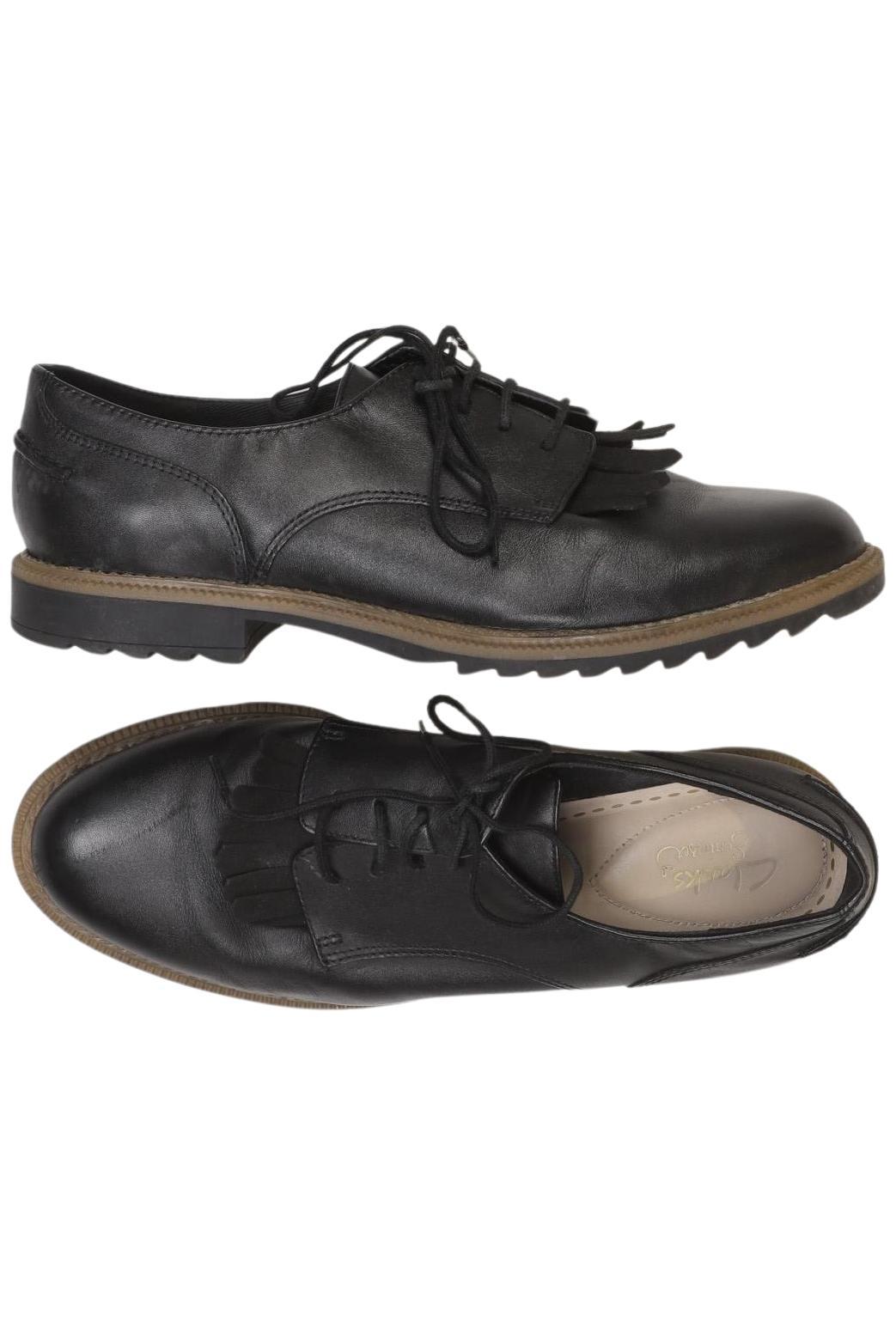 

Clarks Damen Halbschuh, schwarz, Gr. 39