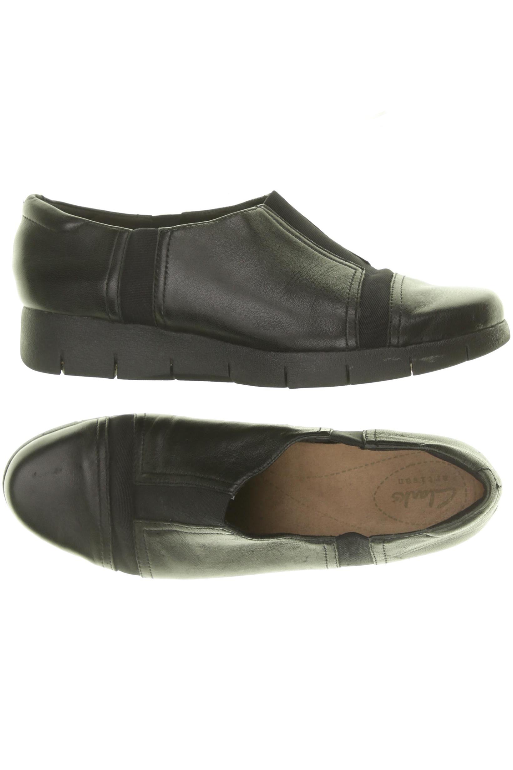 

Clarks Damen Halbschuh, schwarz, Gr. 5.5