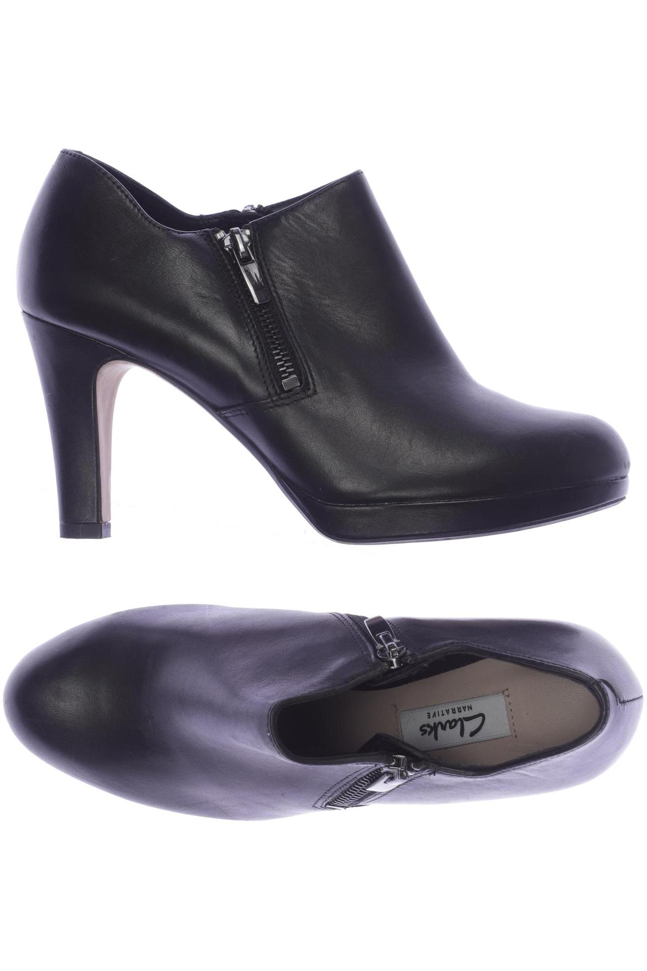 

Clarks Damen Halbschuh, schwarz, Gr. 37.5