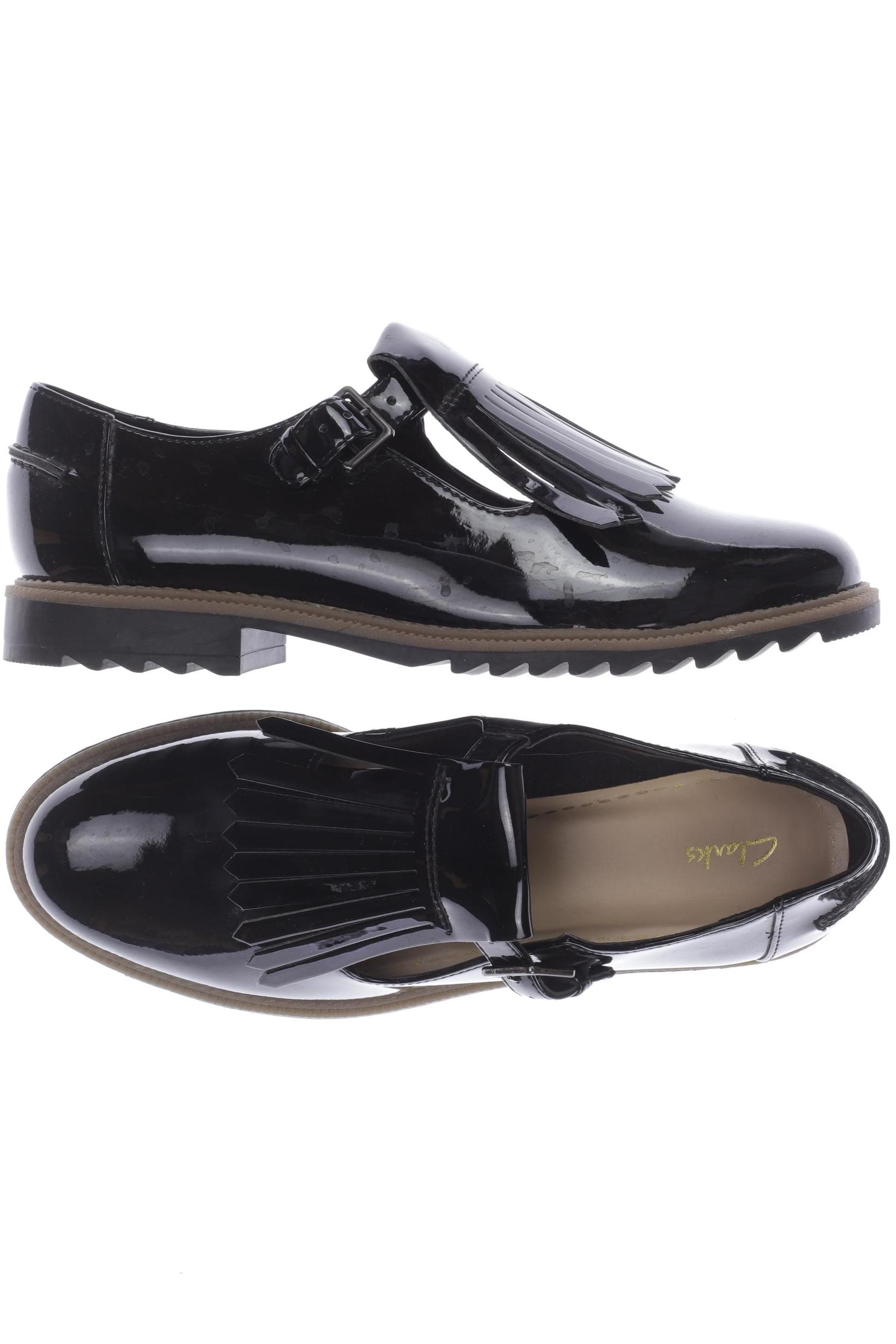 

Clarks Damen Halbschuh, schwarz, Gr. 39.5