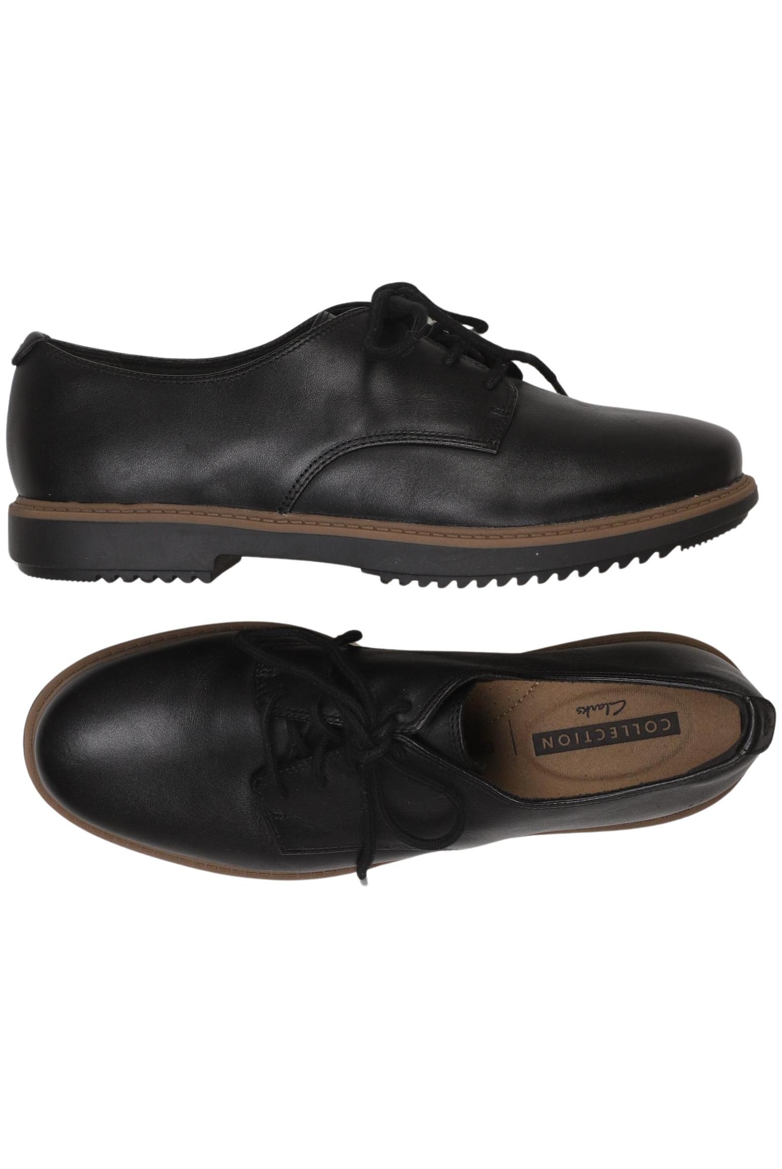 

Clarks Damen Halbschuh, schwarz, Gr. 37.5