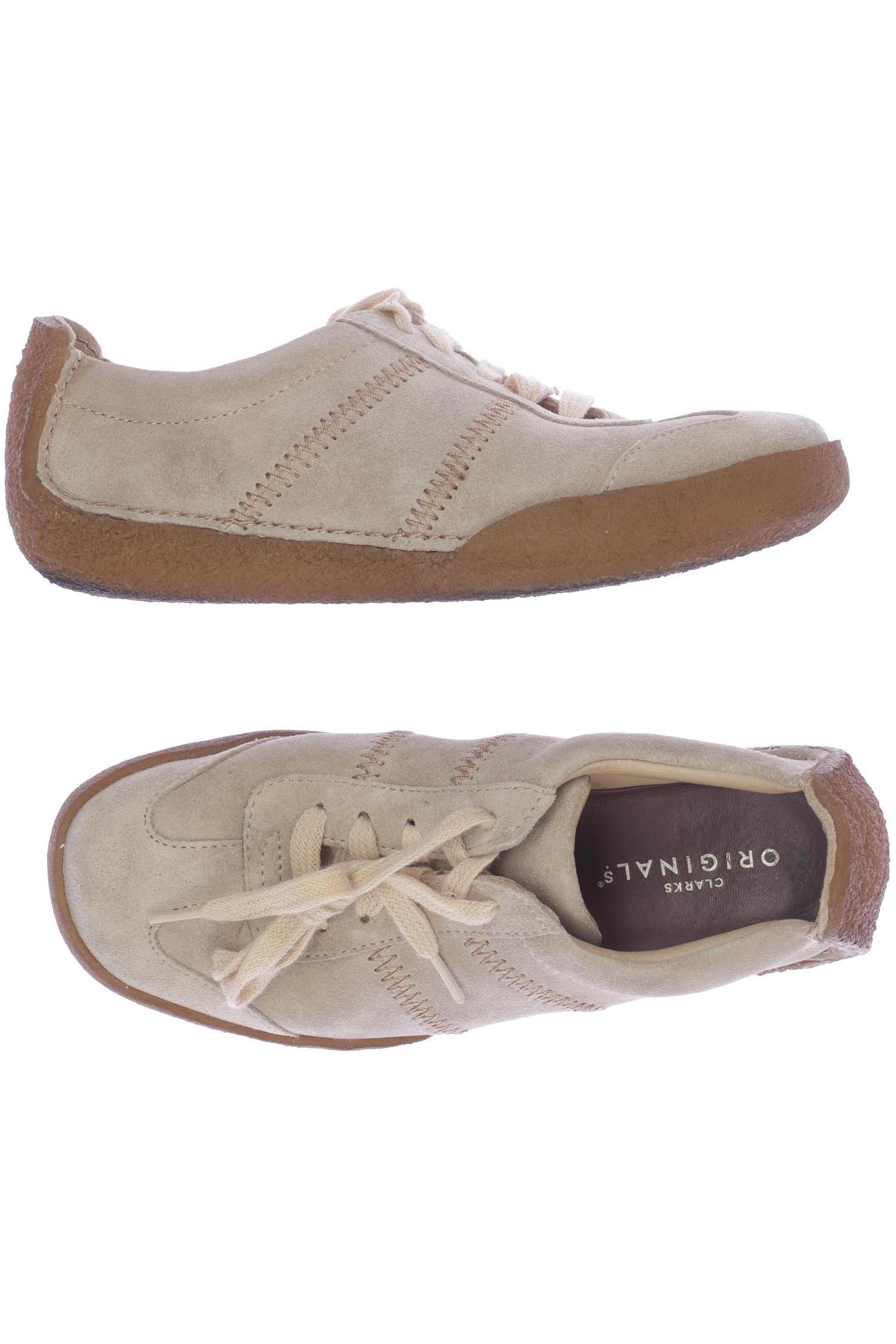 

Clarks Damen Halbschuh, beige, Gr. 35.5