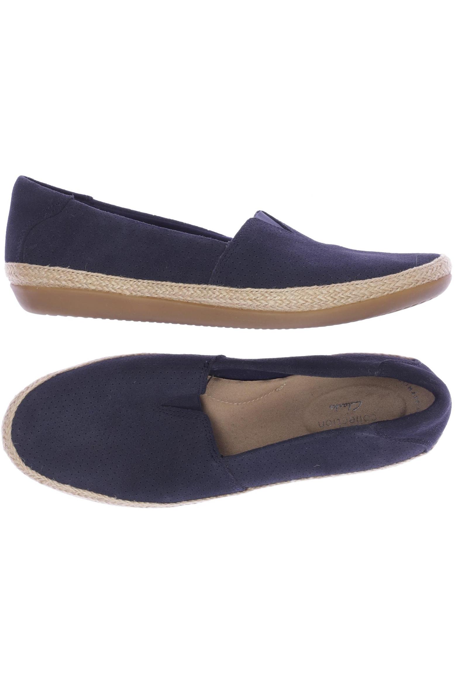 

Clarks Damen Halbschuh, marineblau, Gr. 39